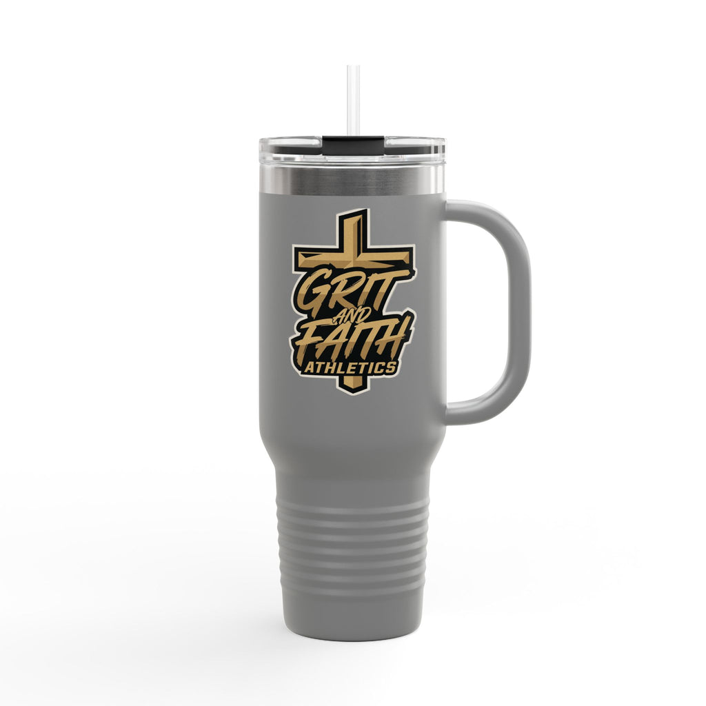Grit and Faith Athletics 40oz Insulated Travel Mug