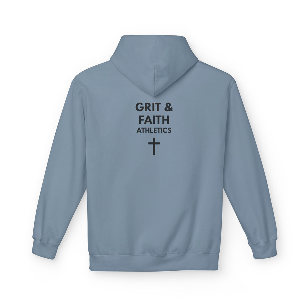 Grit and Faith Athletics Hoodie — Spartan Cross Pullover