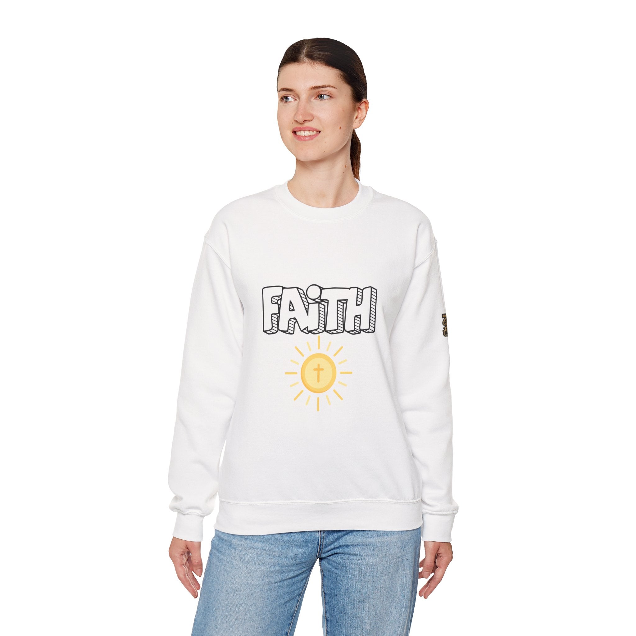 FAITH Bubble Sweatshirt | Christian faith pullover