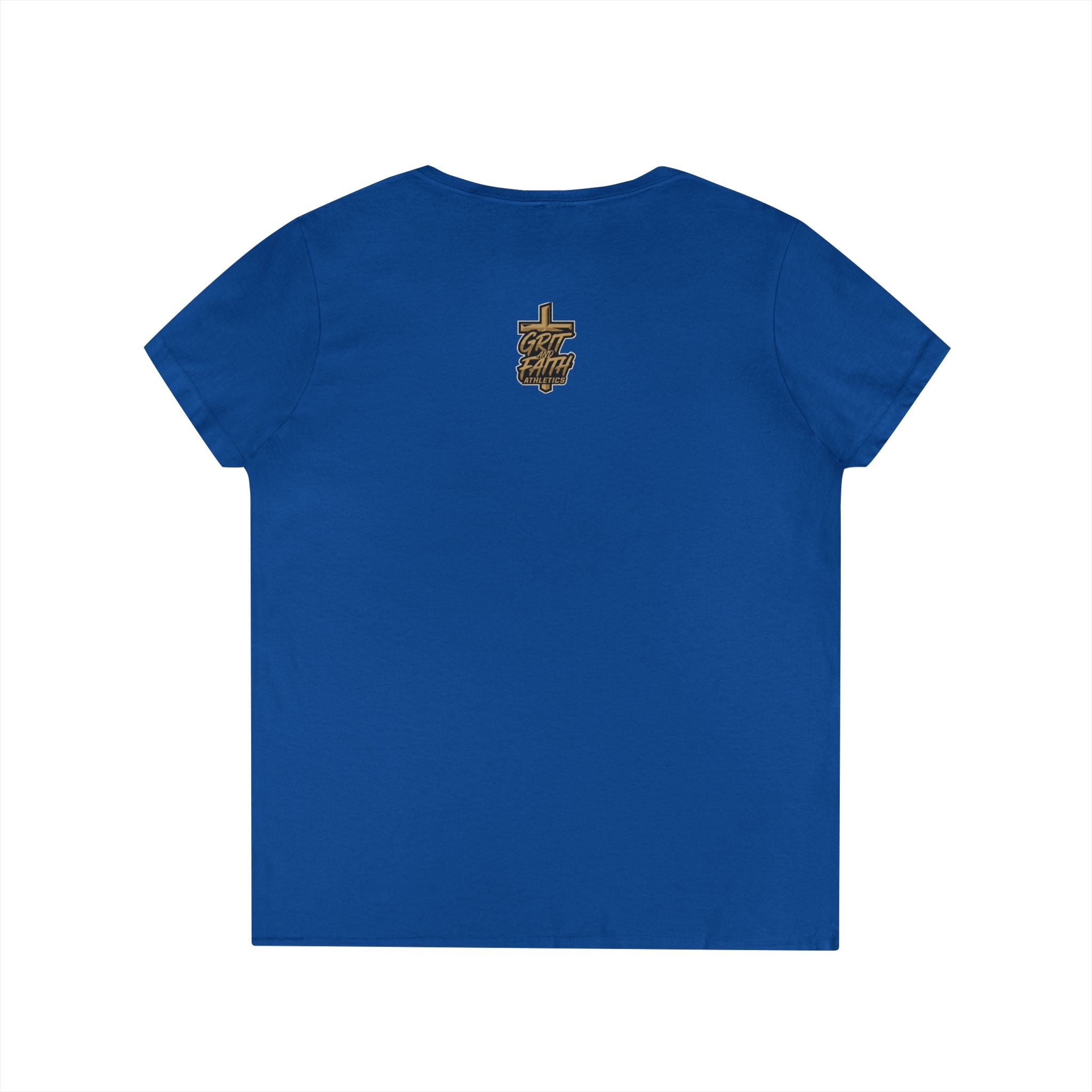 Grit and Faith V-Neck Tee — Faith Fueled Shirt