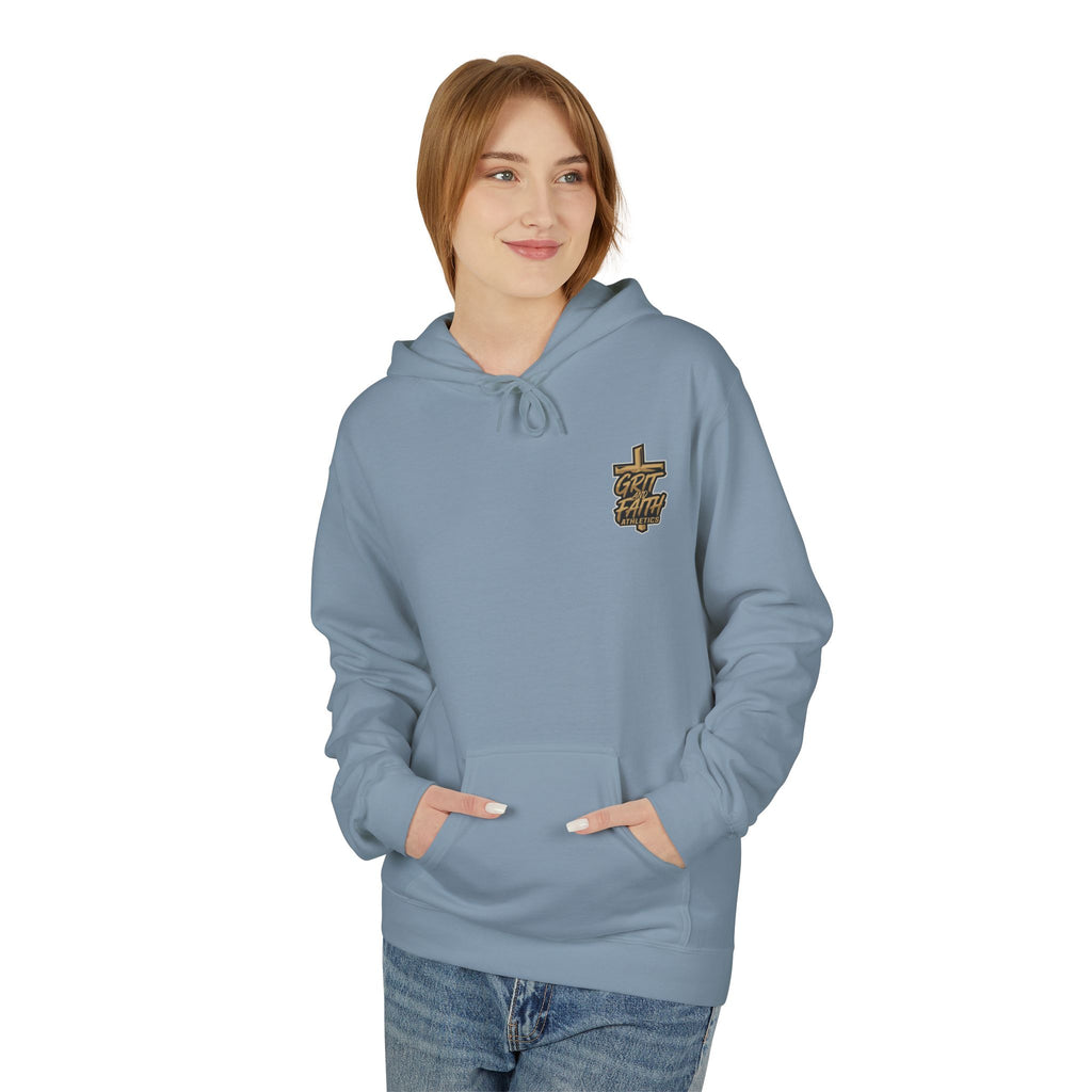 Grit and Faith Athletics Hoodie — Spartan Cross Pullover