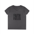 Grit and Faith V-Neck Tee — Faith Fueled Shirt