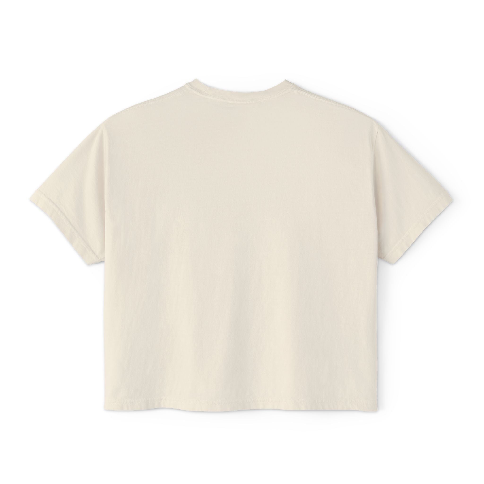 Grit and Faith Women's Boxy Tee — Cross Graphic Crop T-Shirt