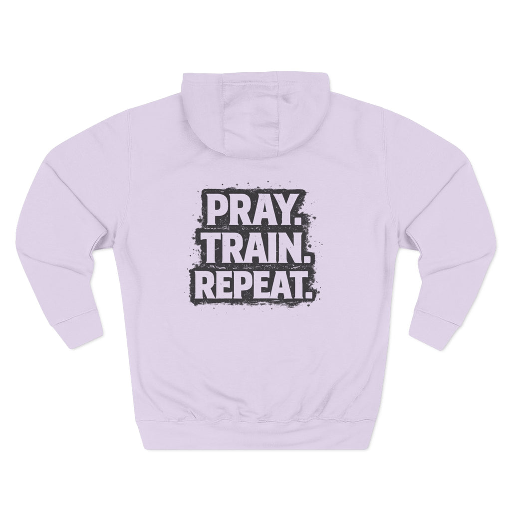Grit and Faith Sweatshirt - Pray Train Repeat Hoodie
