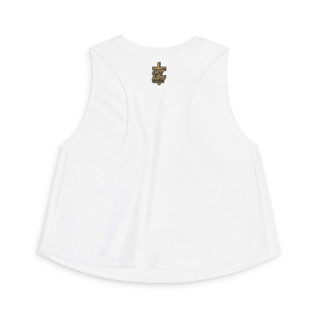 Grit and Faith Crop Top – Forged Through Faith Graphic Tank