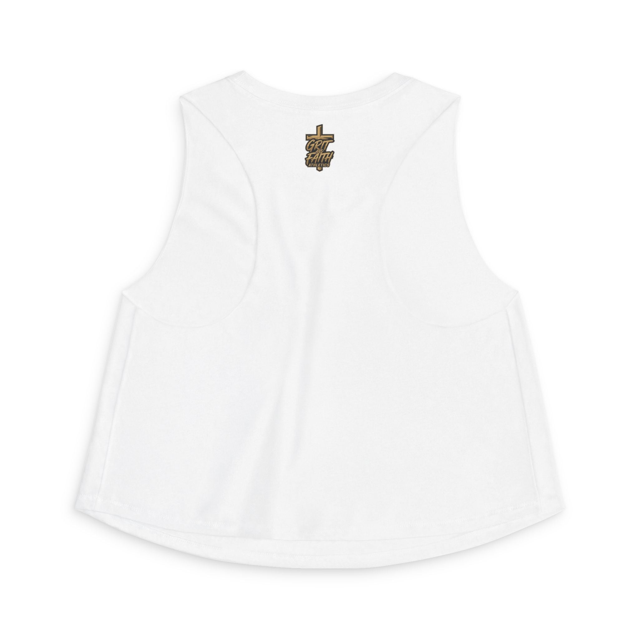 Grit and Faith Crop Top – Forged Through Faith Graphic Tank