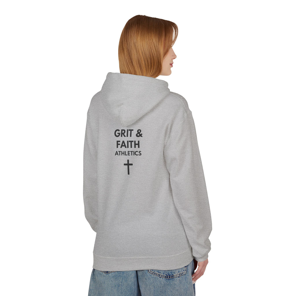 Grit and Faith Athletics Hoodie — Spartan Cross Pullover