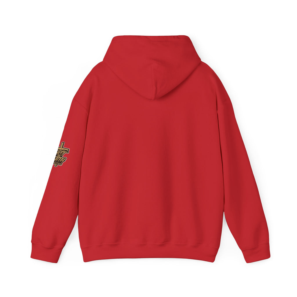 Grit & Faith Cross Hoodie - I Can do All Things Through Christ Comfortable Pullover