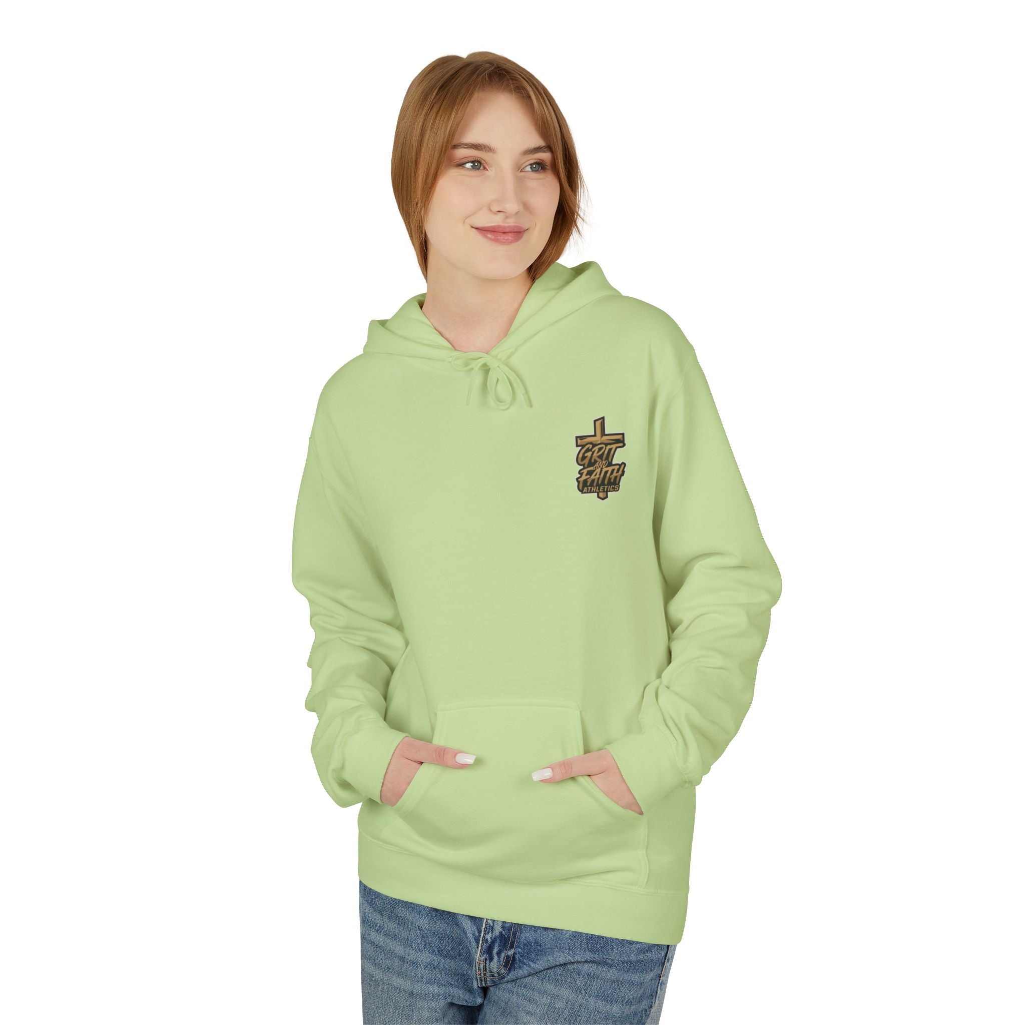 Grit and Faith Athletics Hoodie — Spartan Cross Pullover