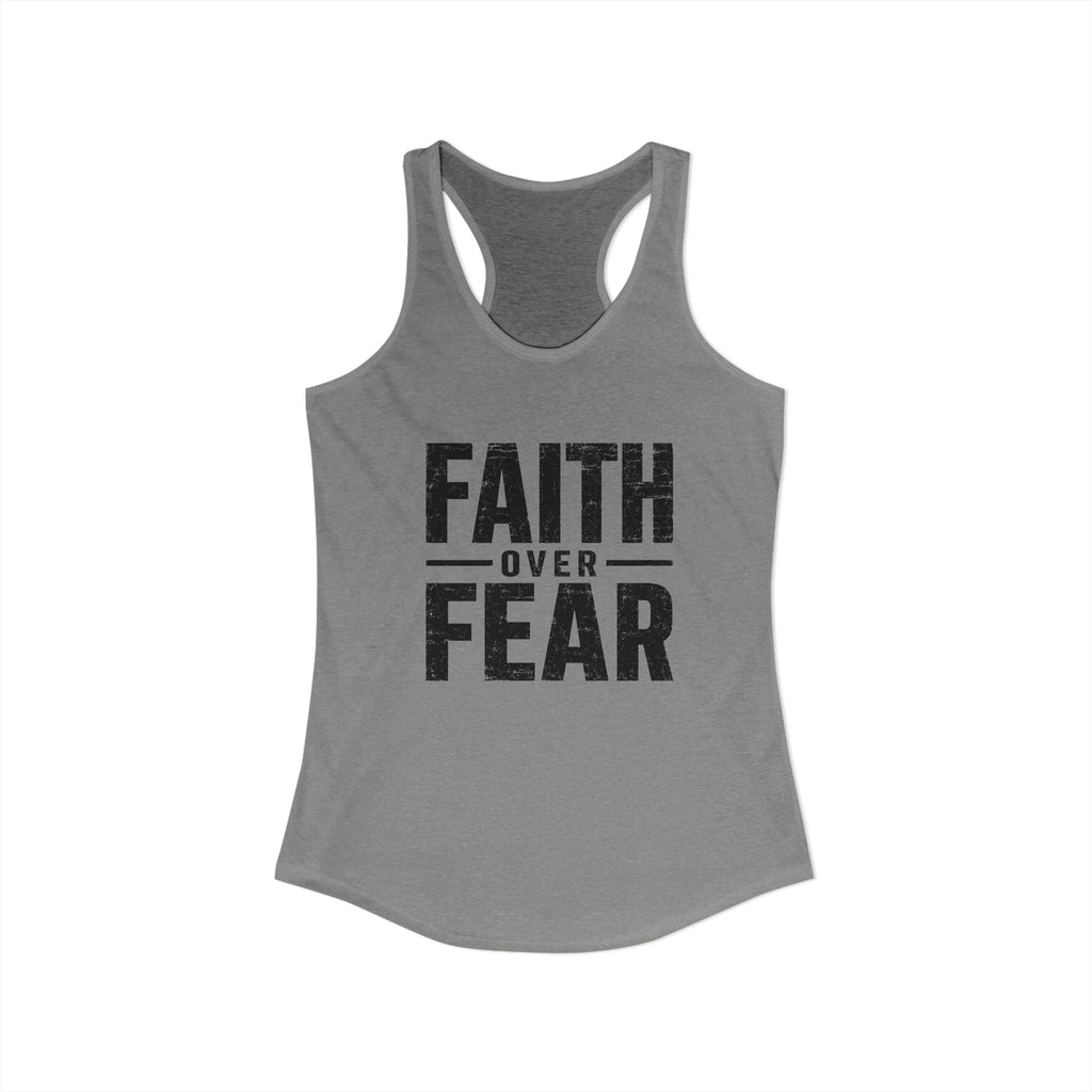 Grit and Faith Women's Racerback Tank - Faith Over Fear