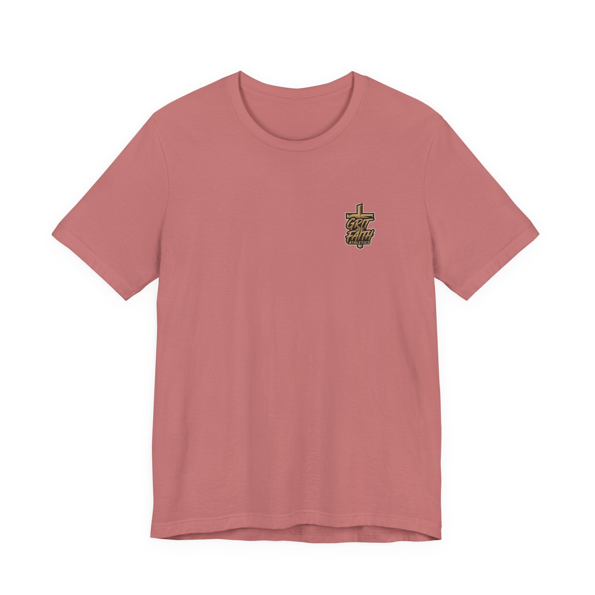 Grit and Faith T-Shirt — Pray. Train. Repeat. Faith & Fitness Tee