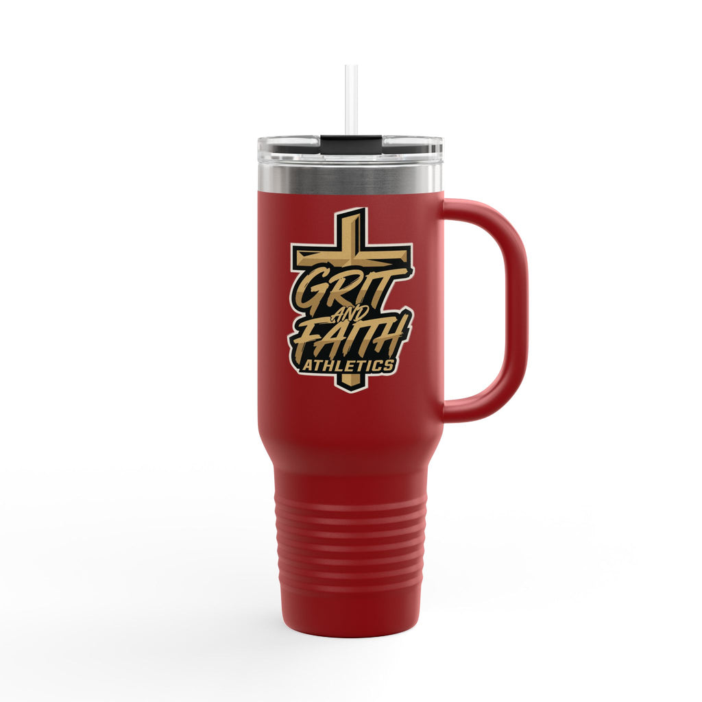 Grit and Faith Athletics 40oz Insulated Travel Mug