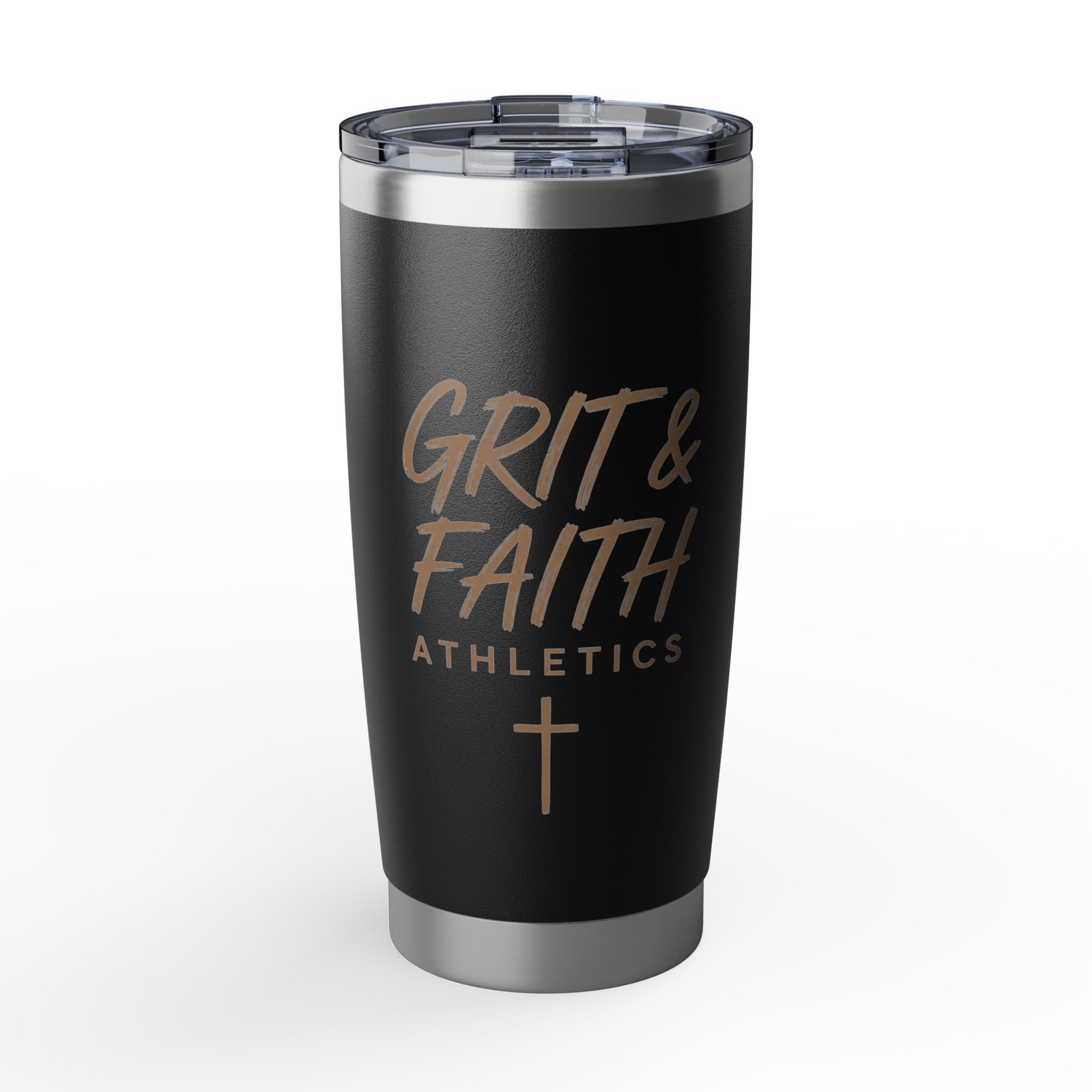 Grit and Faith 20oz Stainless Tumbler Travel Mug