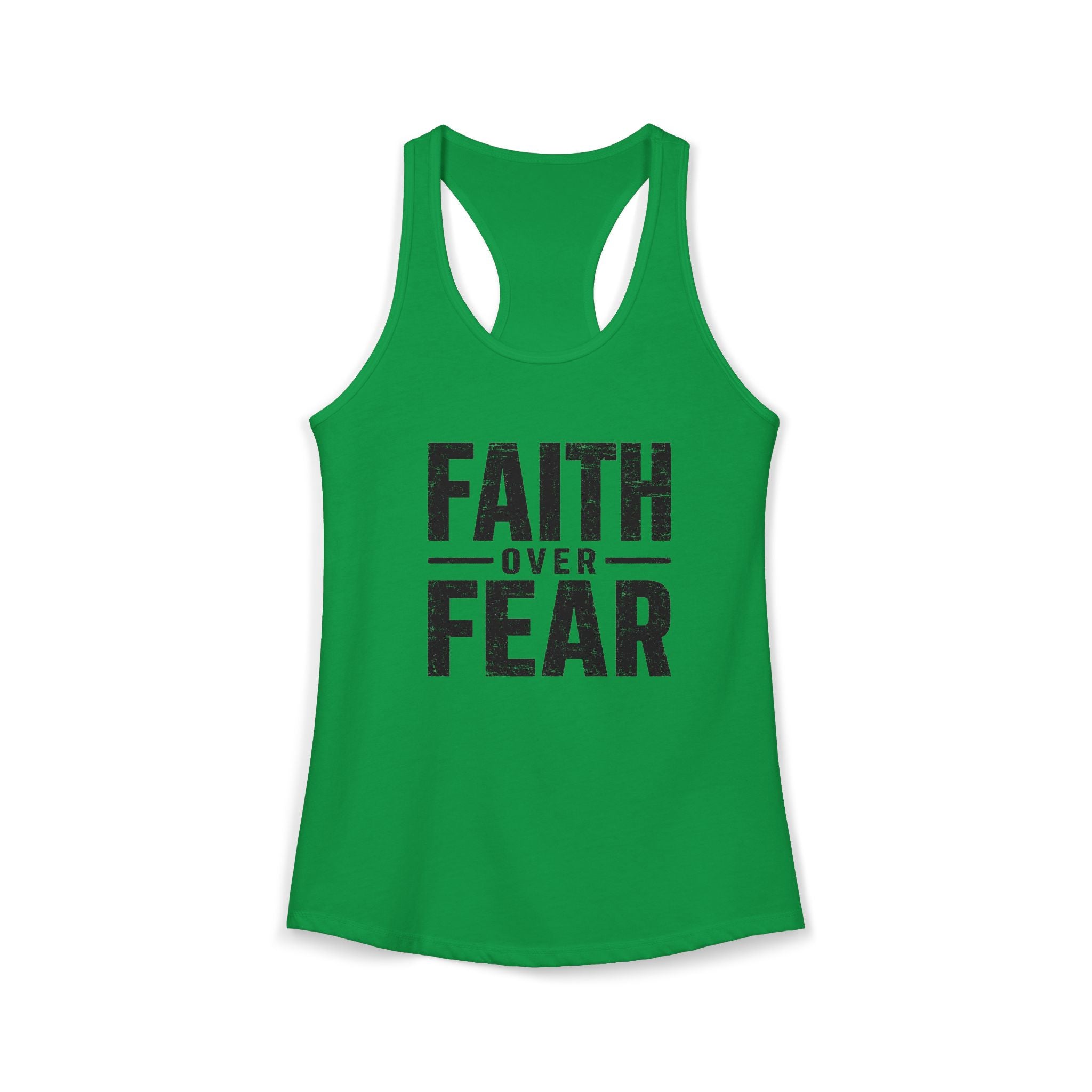 Grit and Faith Women's Racerback Tank - Faith Over Fear