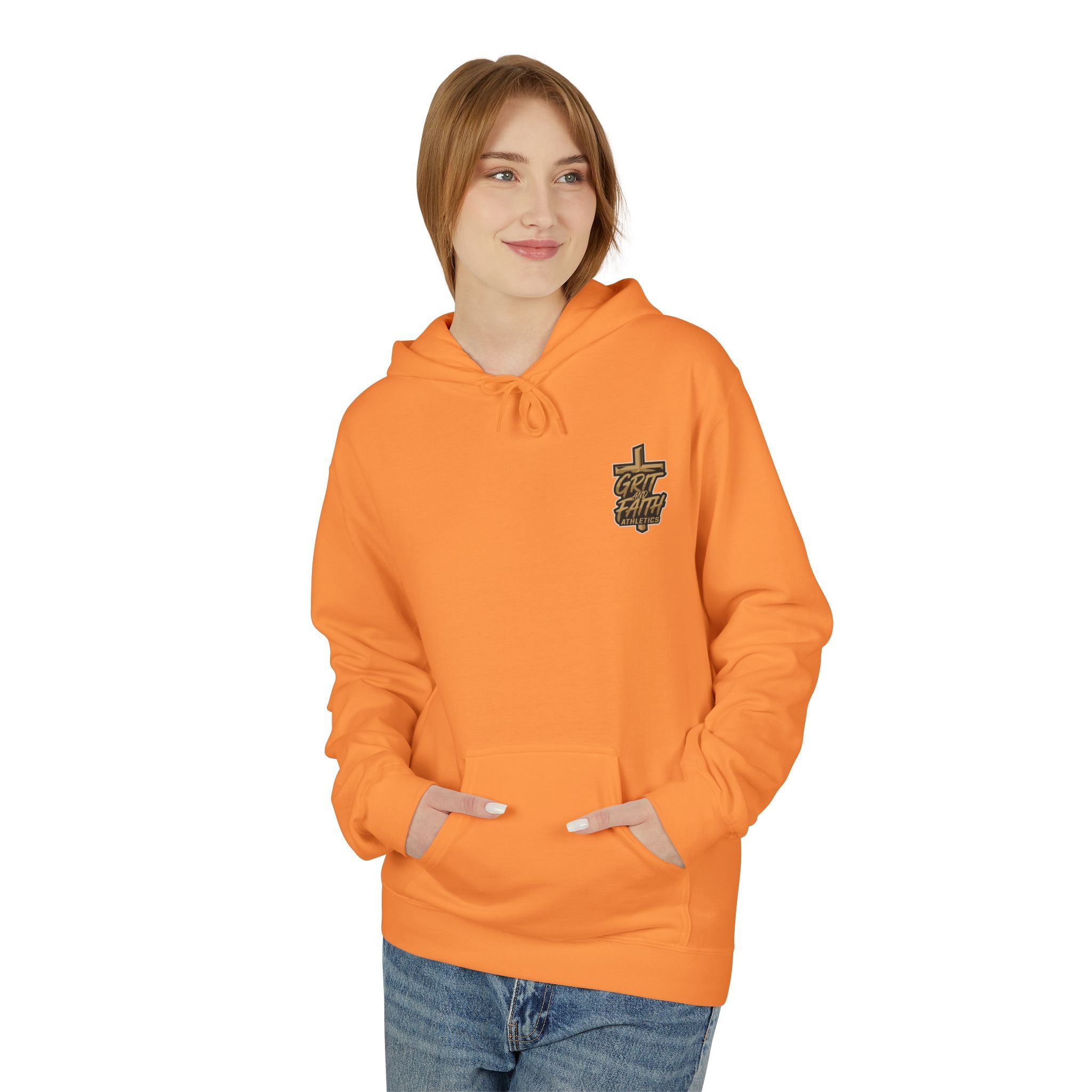 Grit and Faith Athletics Hoodie — Spartan Cross Pullover