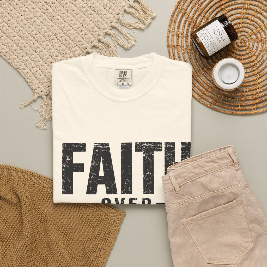 Grit and Faith T-Shirt — Faith Over Fear Tee