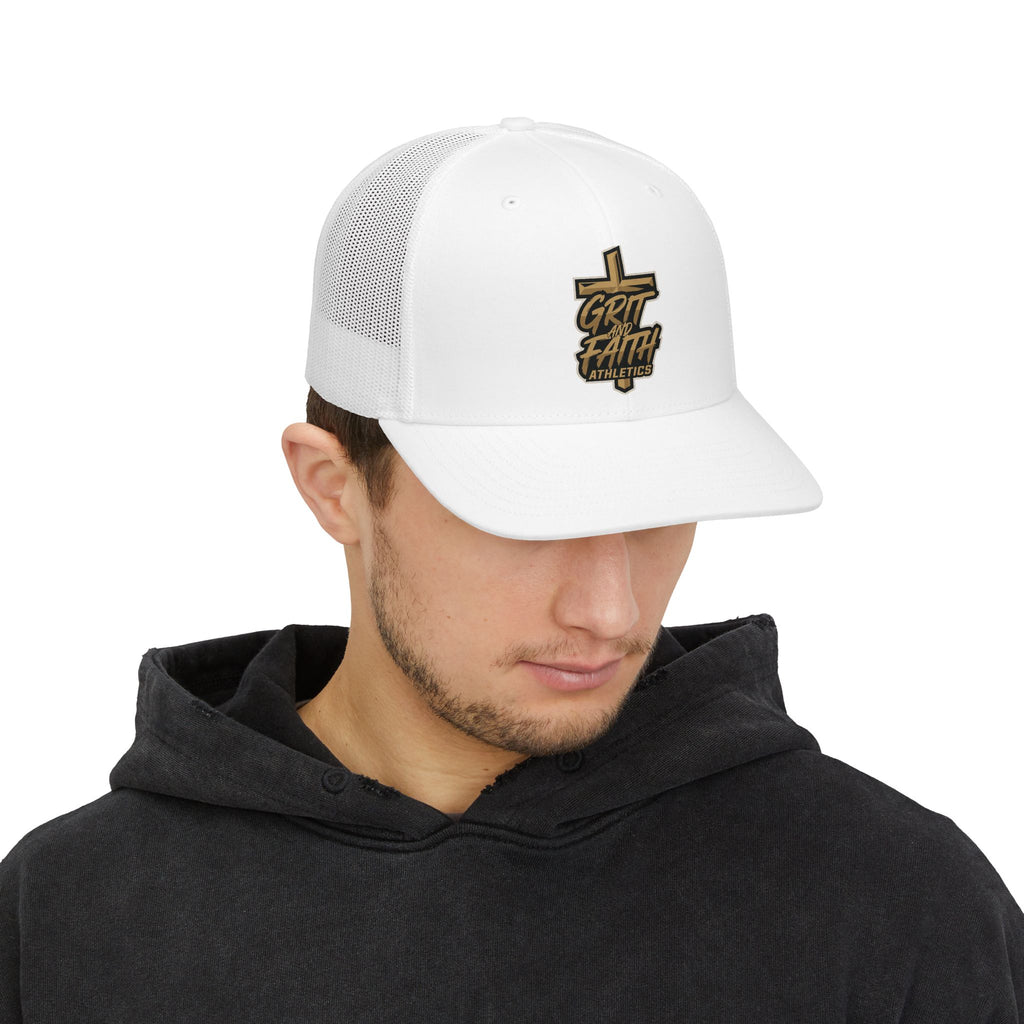 Grit and Faith Athletics -  Logo Snapback Trucker Hat