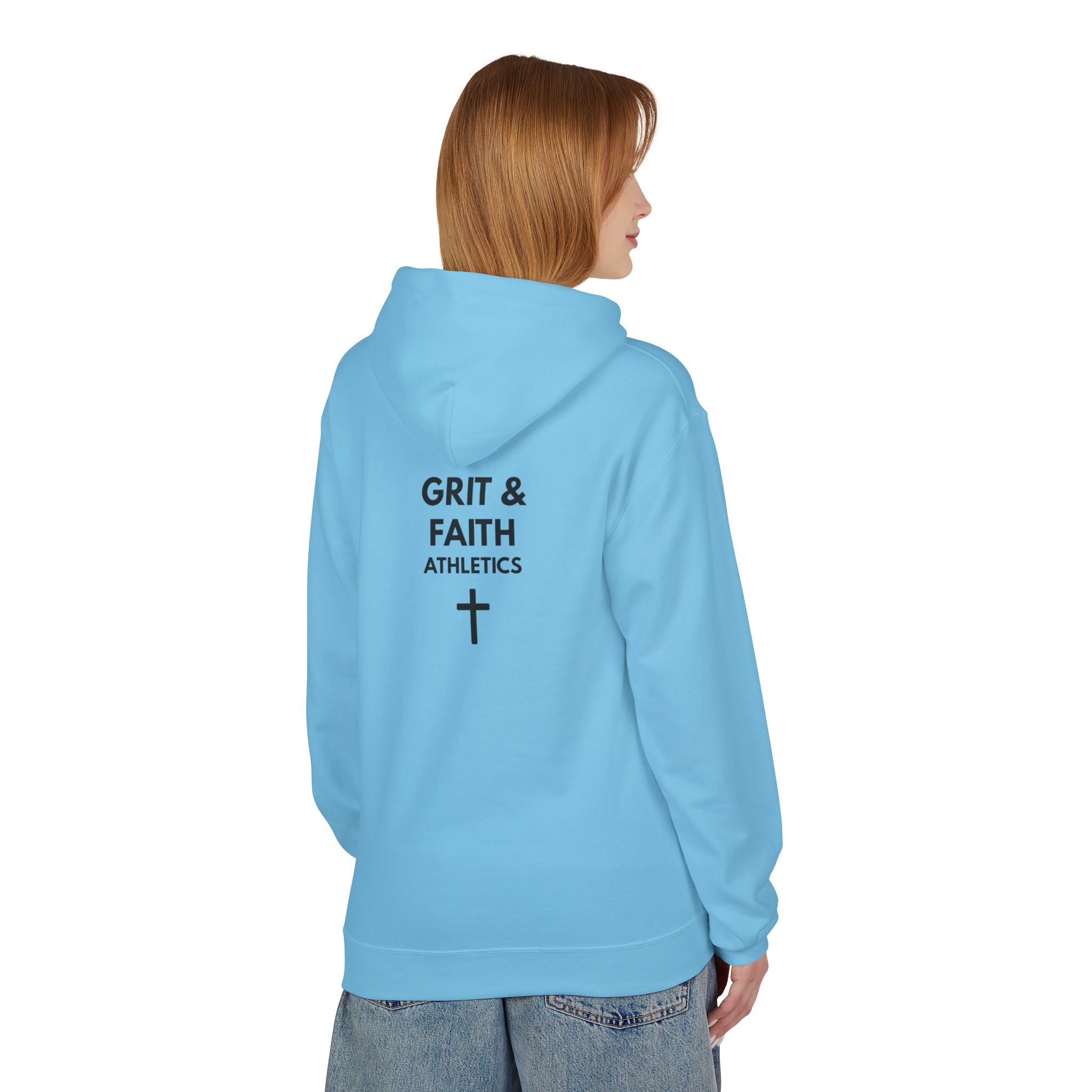 Grit and Faith Athletics Hoodie — Spartan Cross Pullover