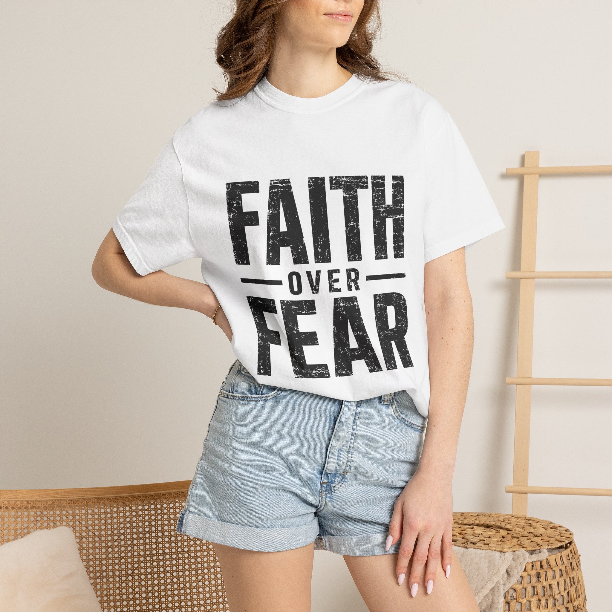 Grit and Faith T-Shirt — Faith Over Fear Tee