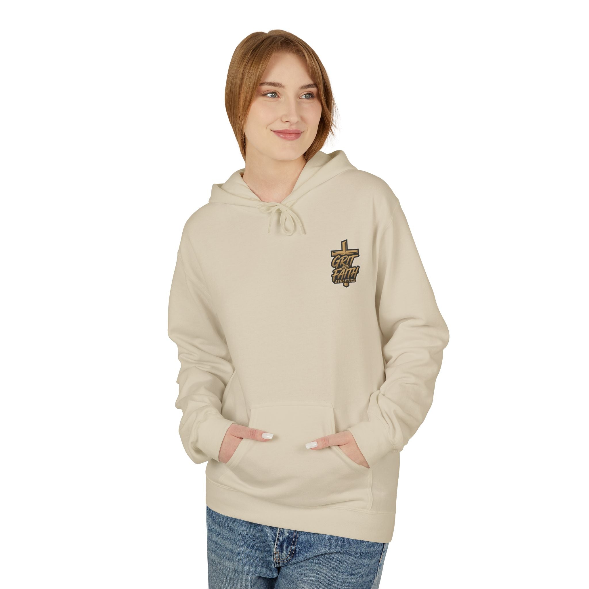 Grit and Faith Athletics Hoodie — Spartan Cross Pullover