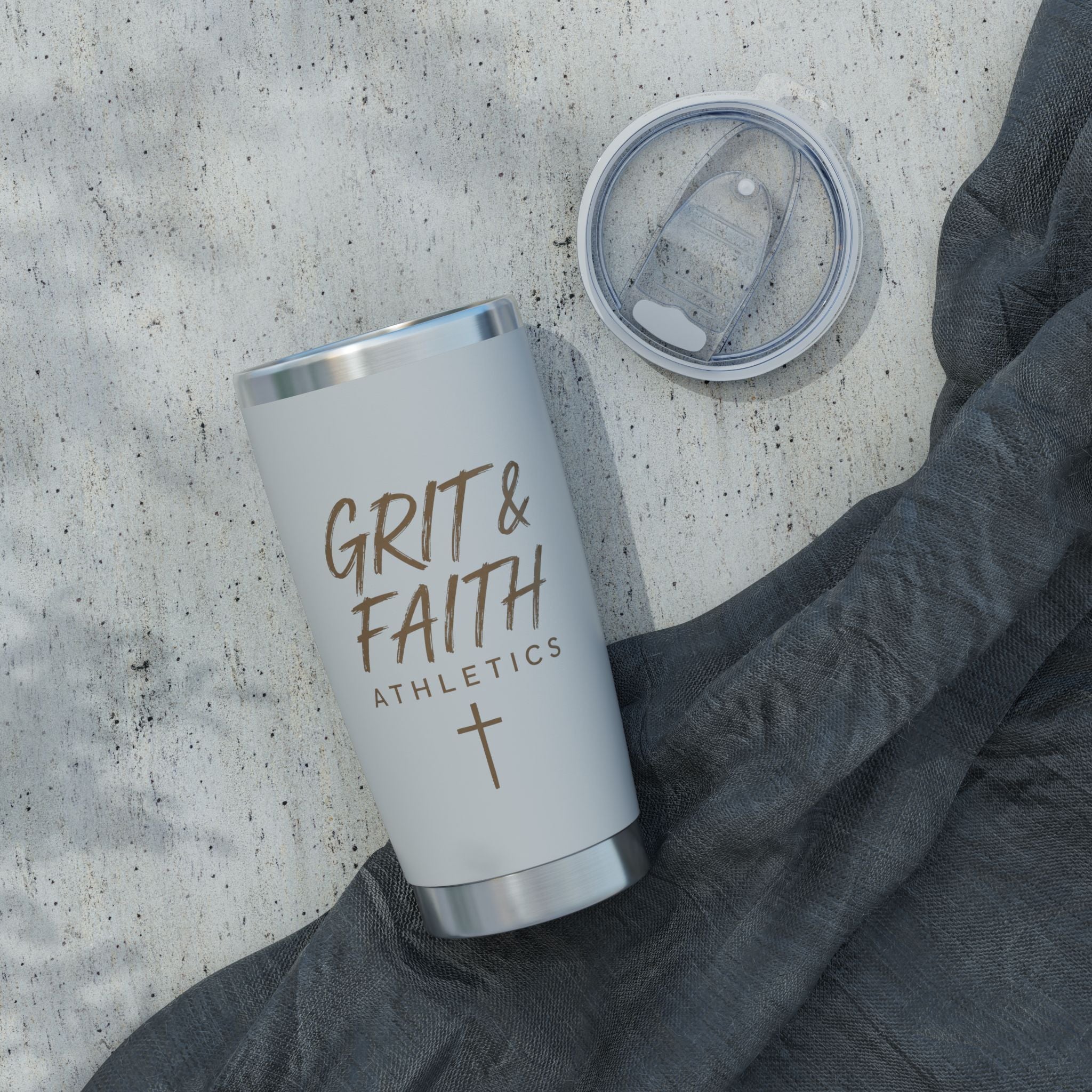 Grit and Faith 20oz Stainless Tumbler Travel Mug