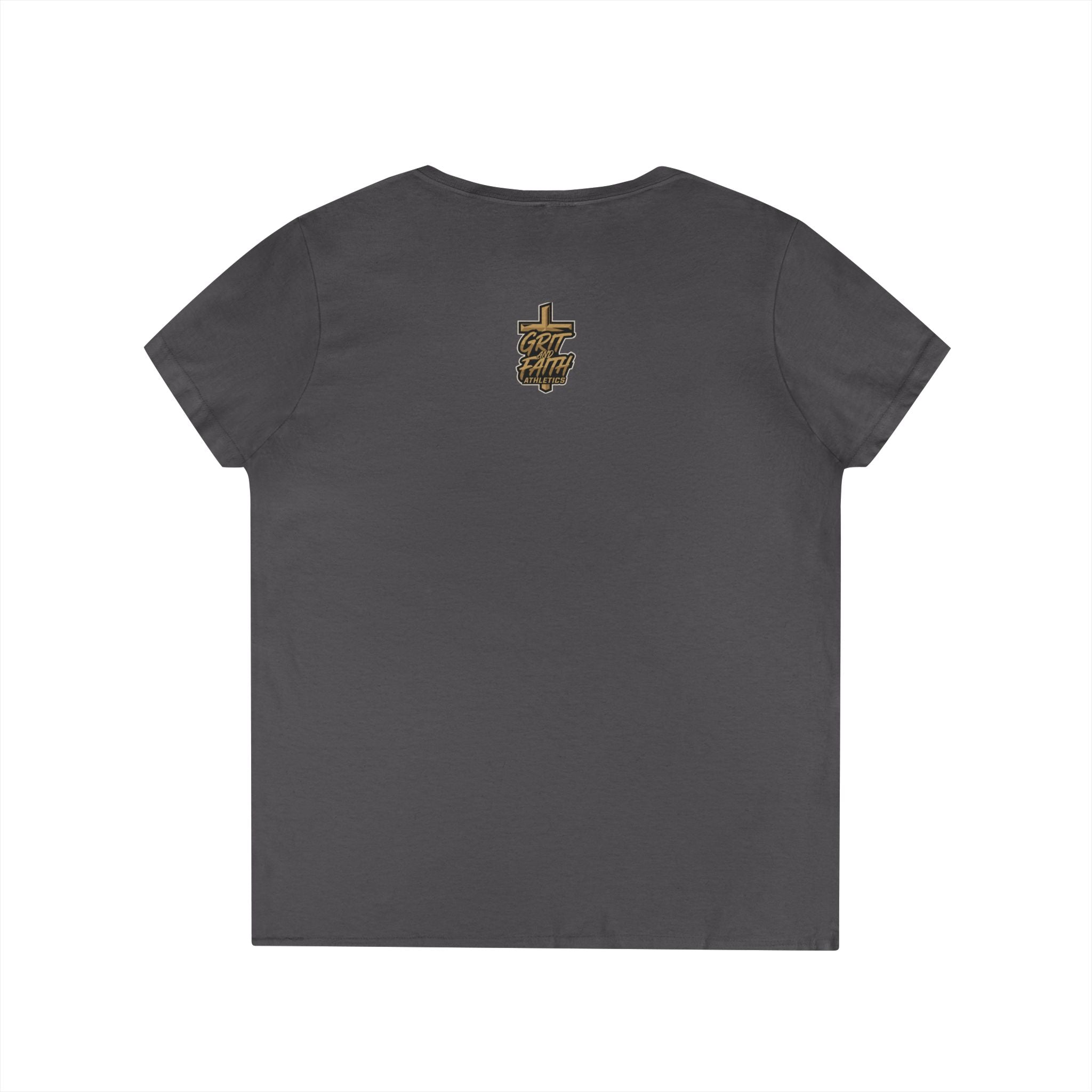 Grit and Faith V-Neck Tee — Faith Fueled Shirt