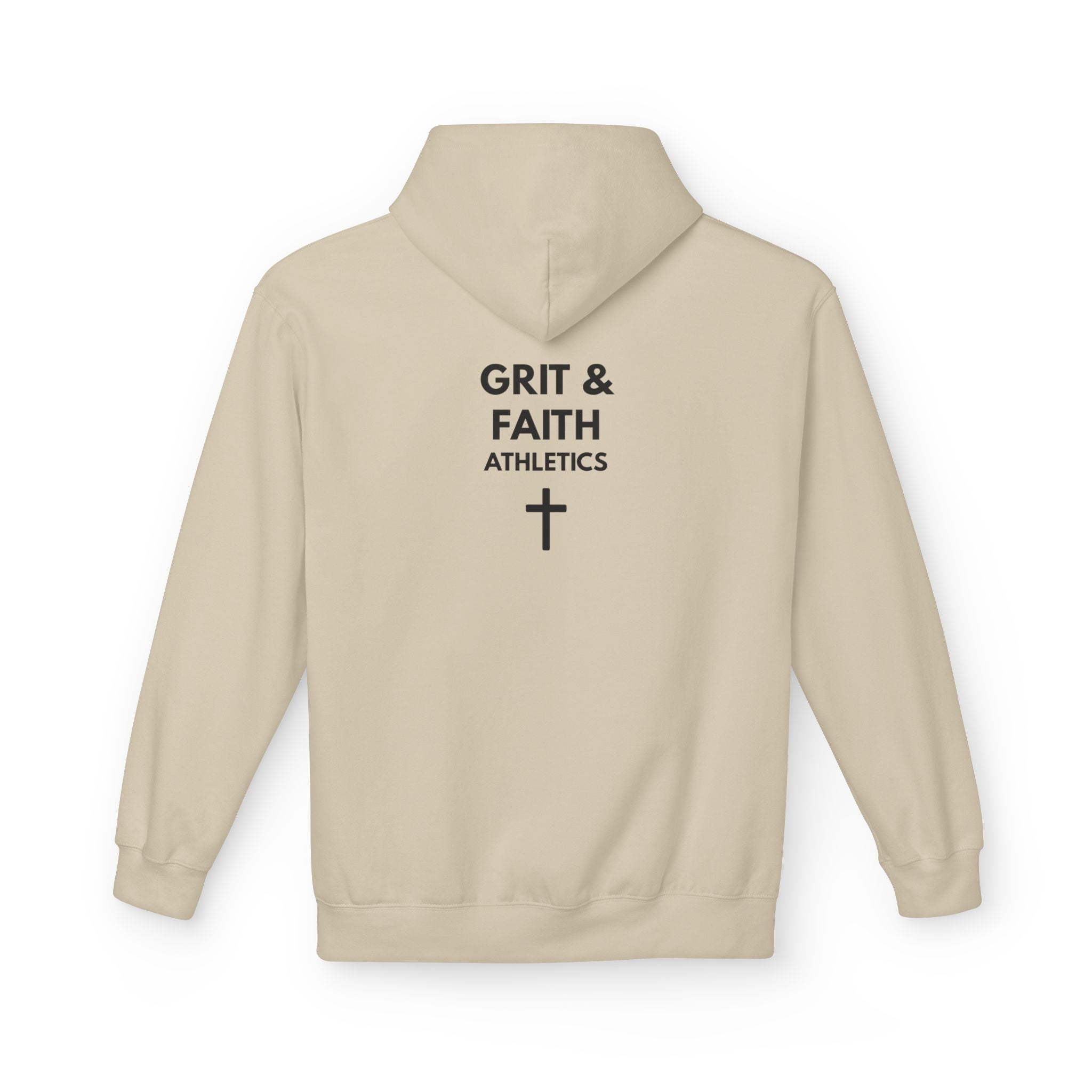 Grit and Faith Athletics Hoodie — Spartan Cross Pullover