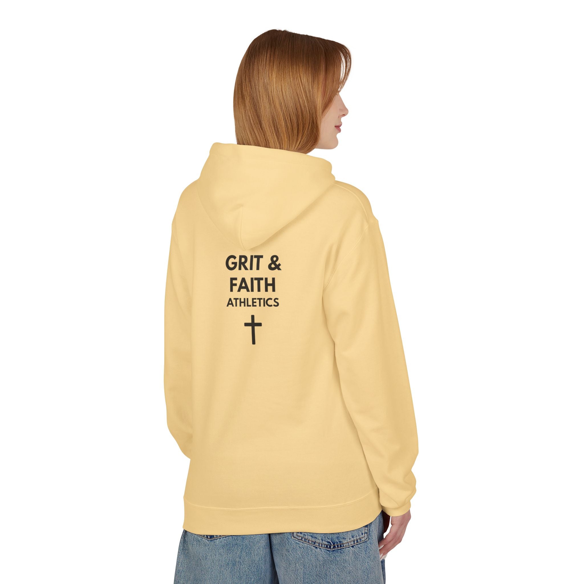 Grit and Faith Athletics Hoodie — Spartan Cross Pullover