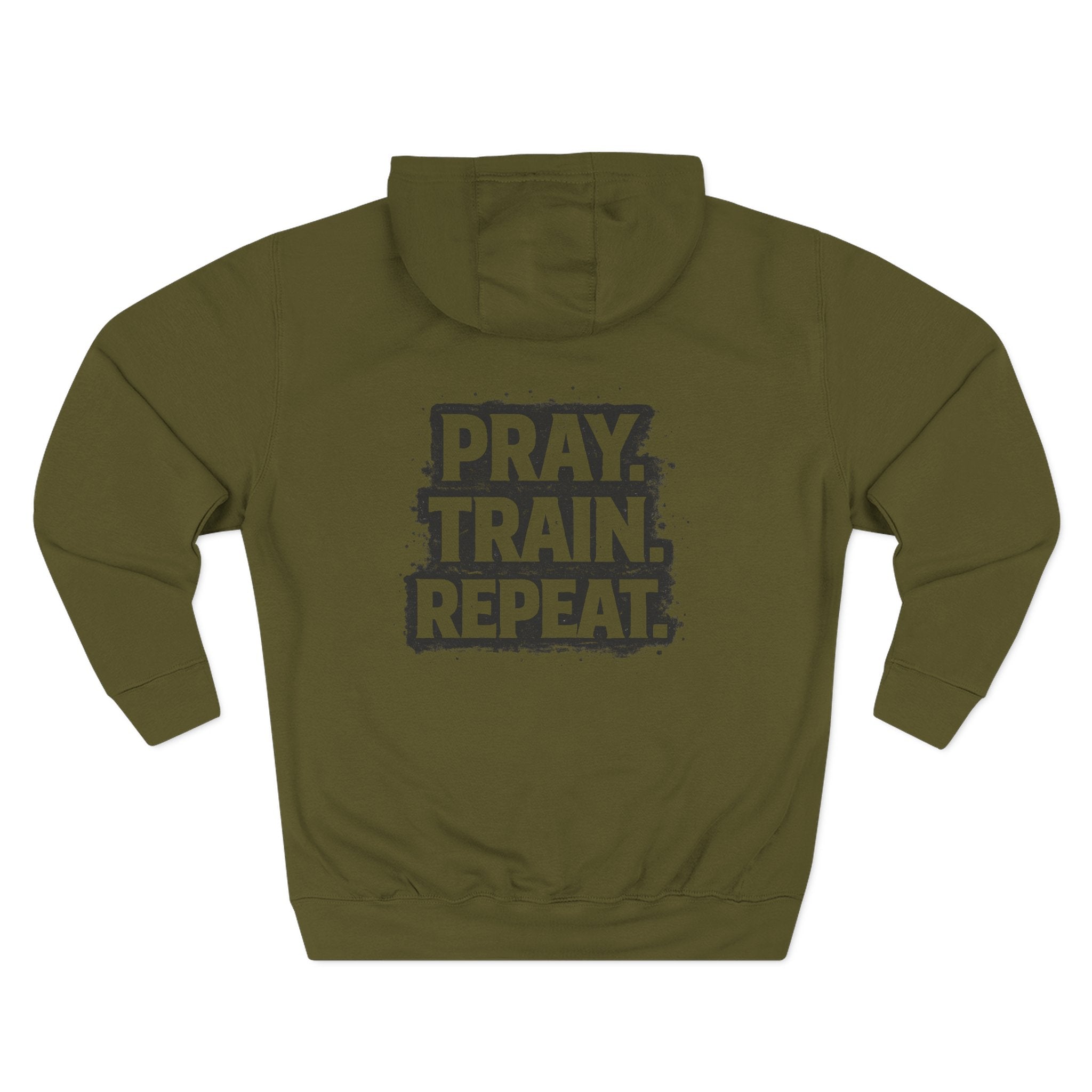 Grit and Faith Sweatshirt - Pray Train Repeat Hoodie