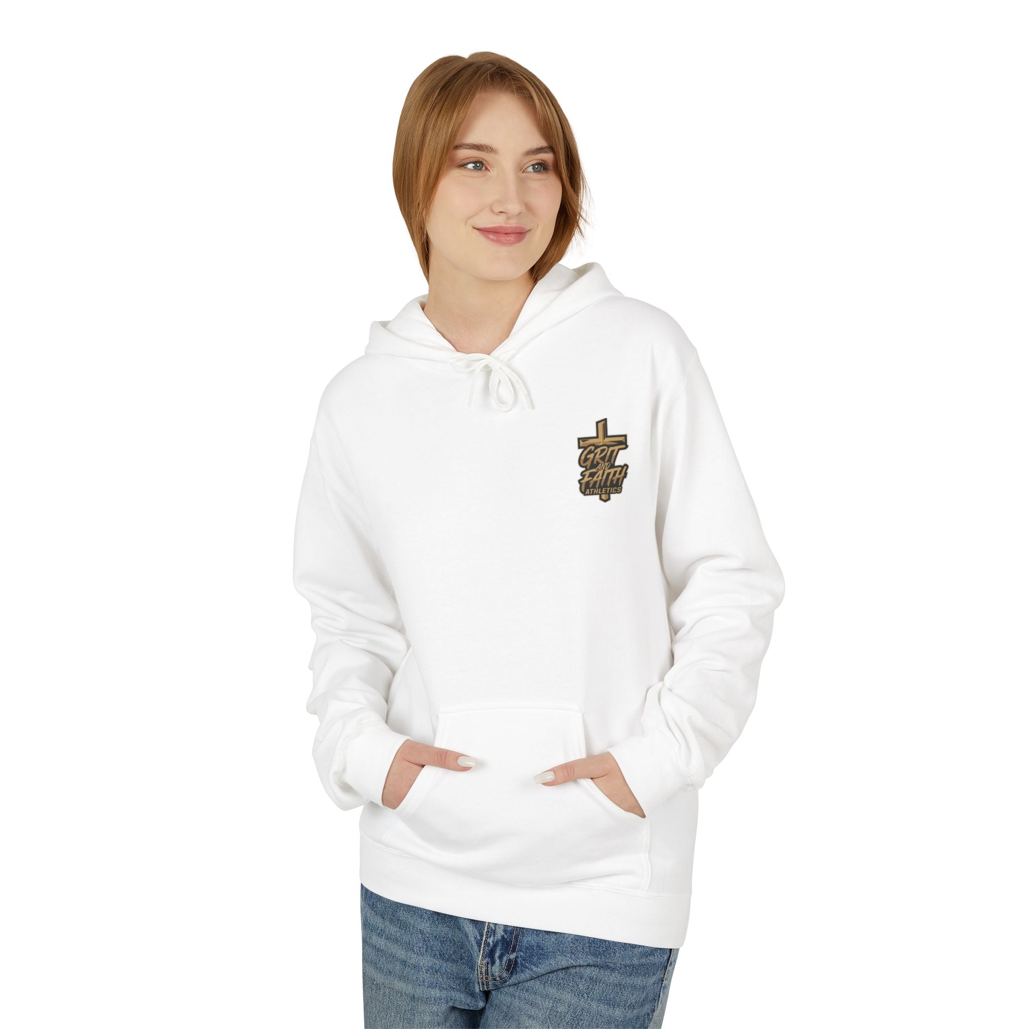 Grit and Faith Athletics Hoodie — Spartan Cross Pullover
