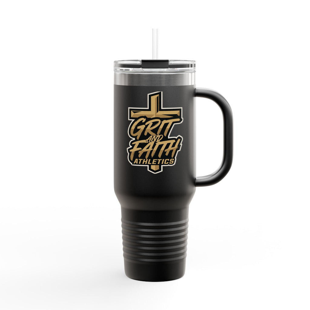 Grit and Faith Athletics 40oz Insulated Travel Mug