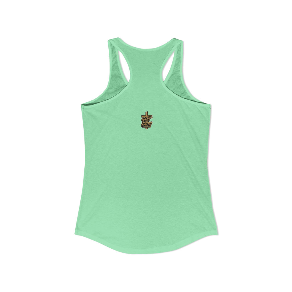 Grit and Faith Women's Racerback Tank - Faith Over Fear