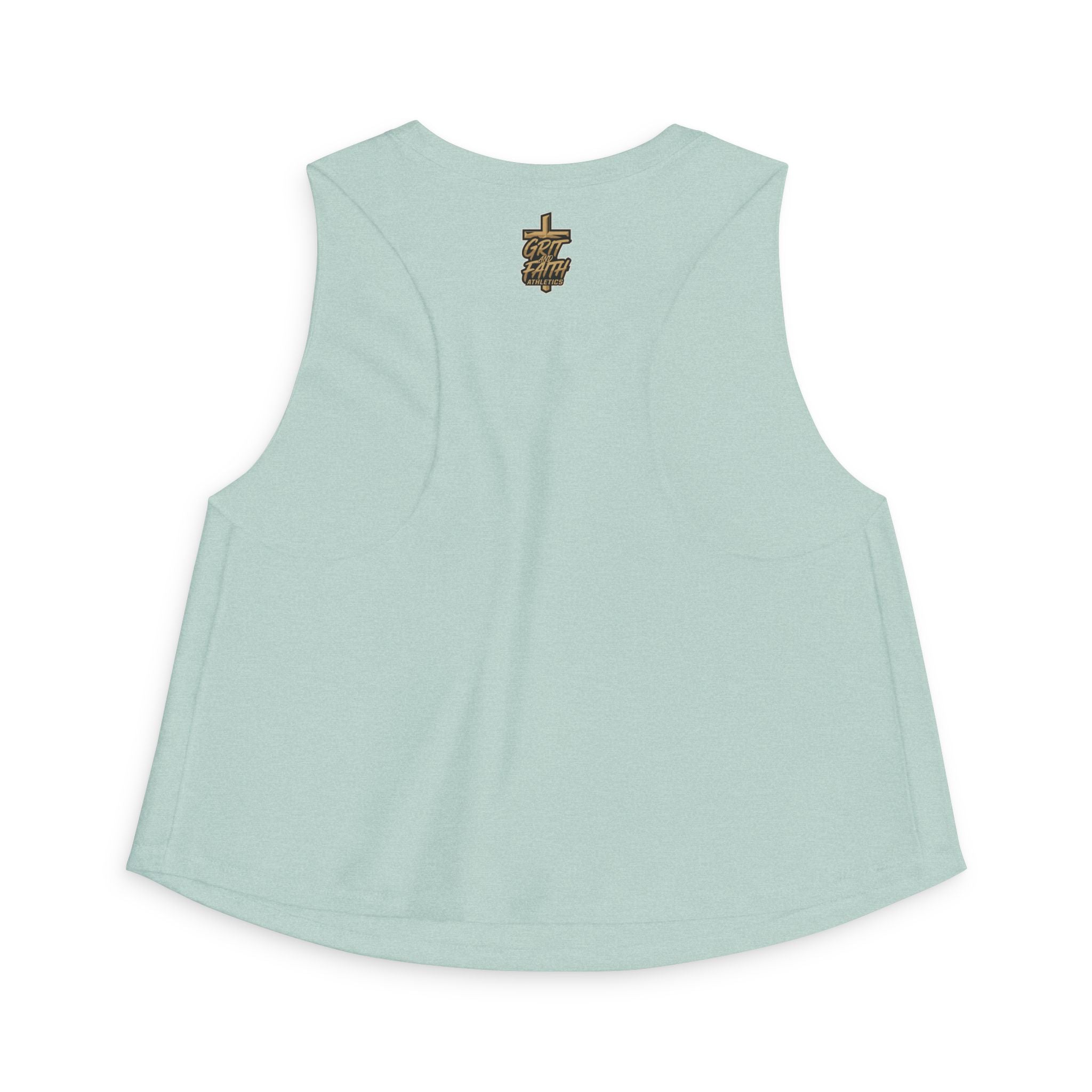 Grit and Faith Crop Top – Forged Through Faith Graphic Tank
