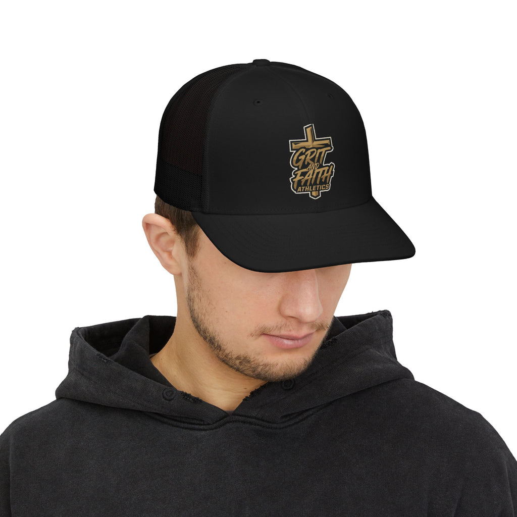 Grit and Faith Athletics -  Logo Snapback Trucker Hat