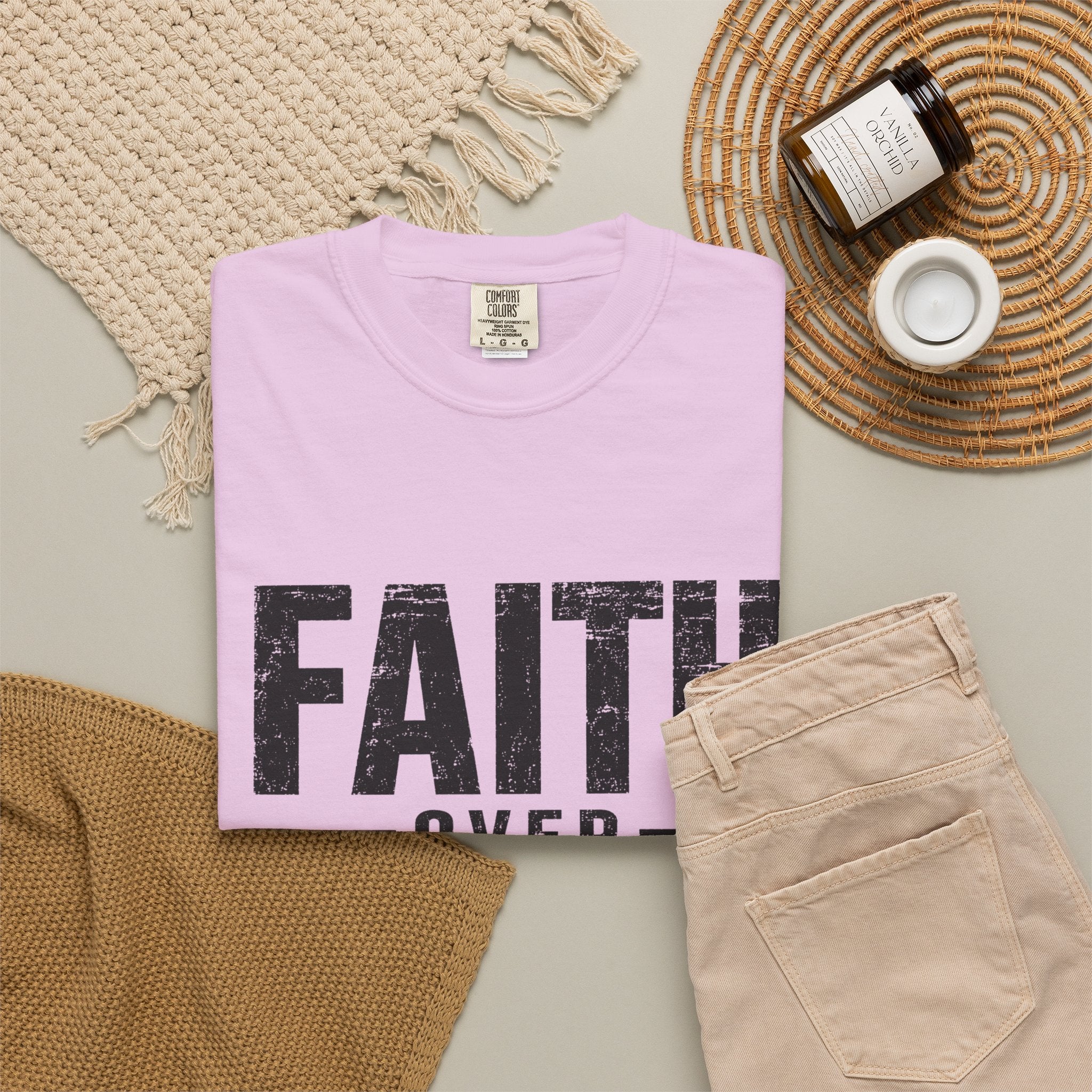 Grit and Faith T-Shirt — Faith Over Fear Tee
