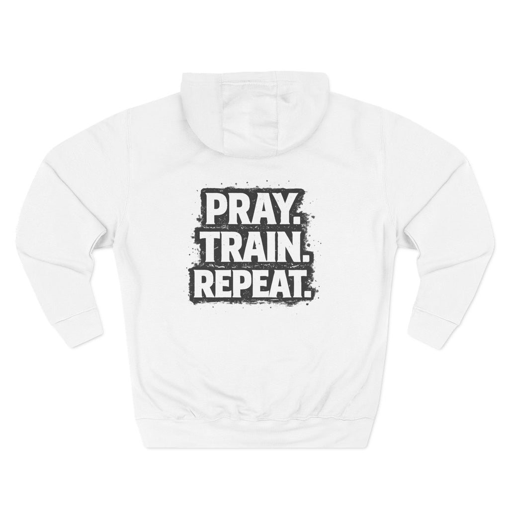 Grit and Faith Sweatshirt - Pray Train Repeat Hoodie