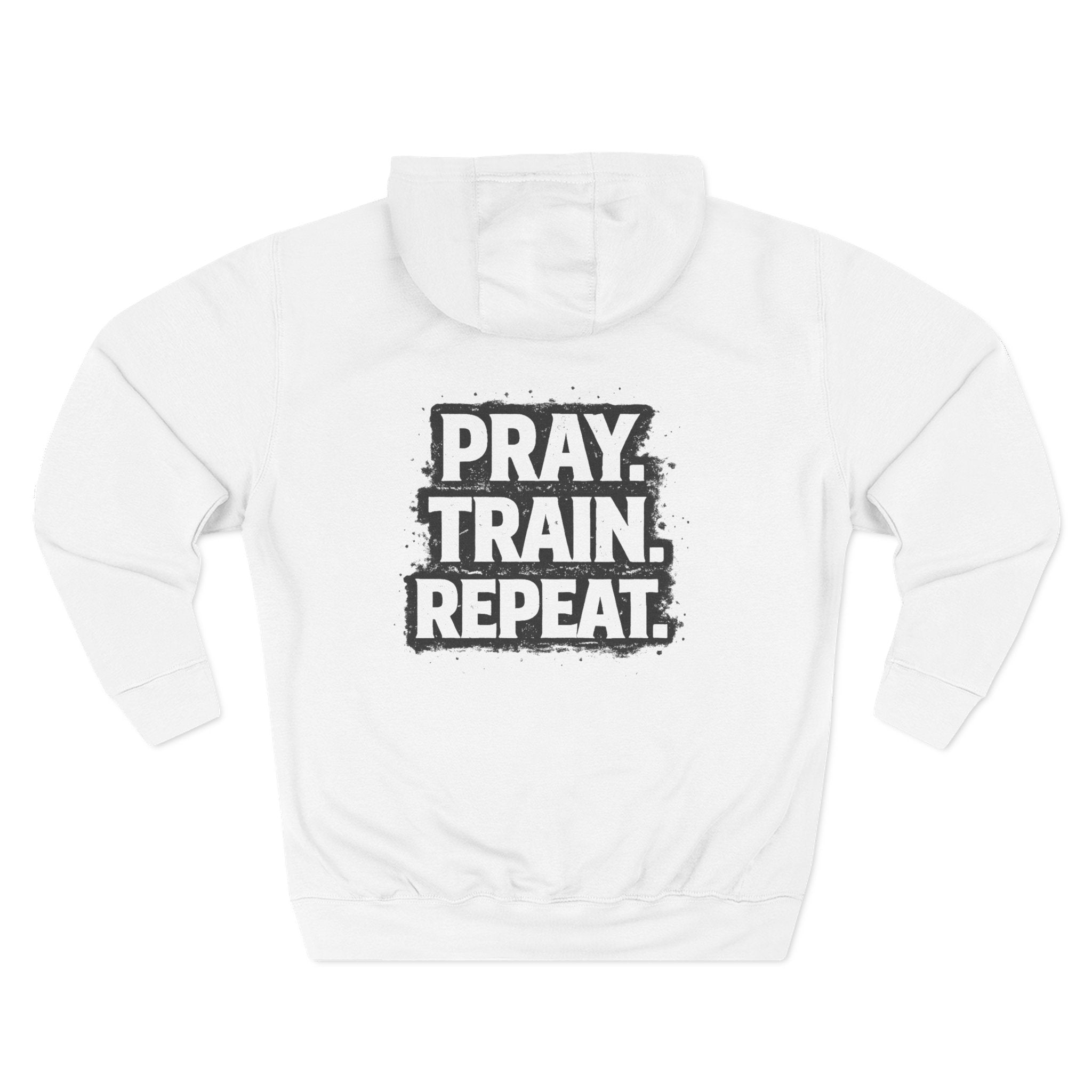 Grit and Faith Sweatshirt - Pray Train Repeat Hoodie