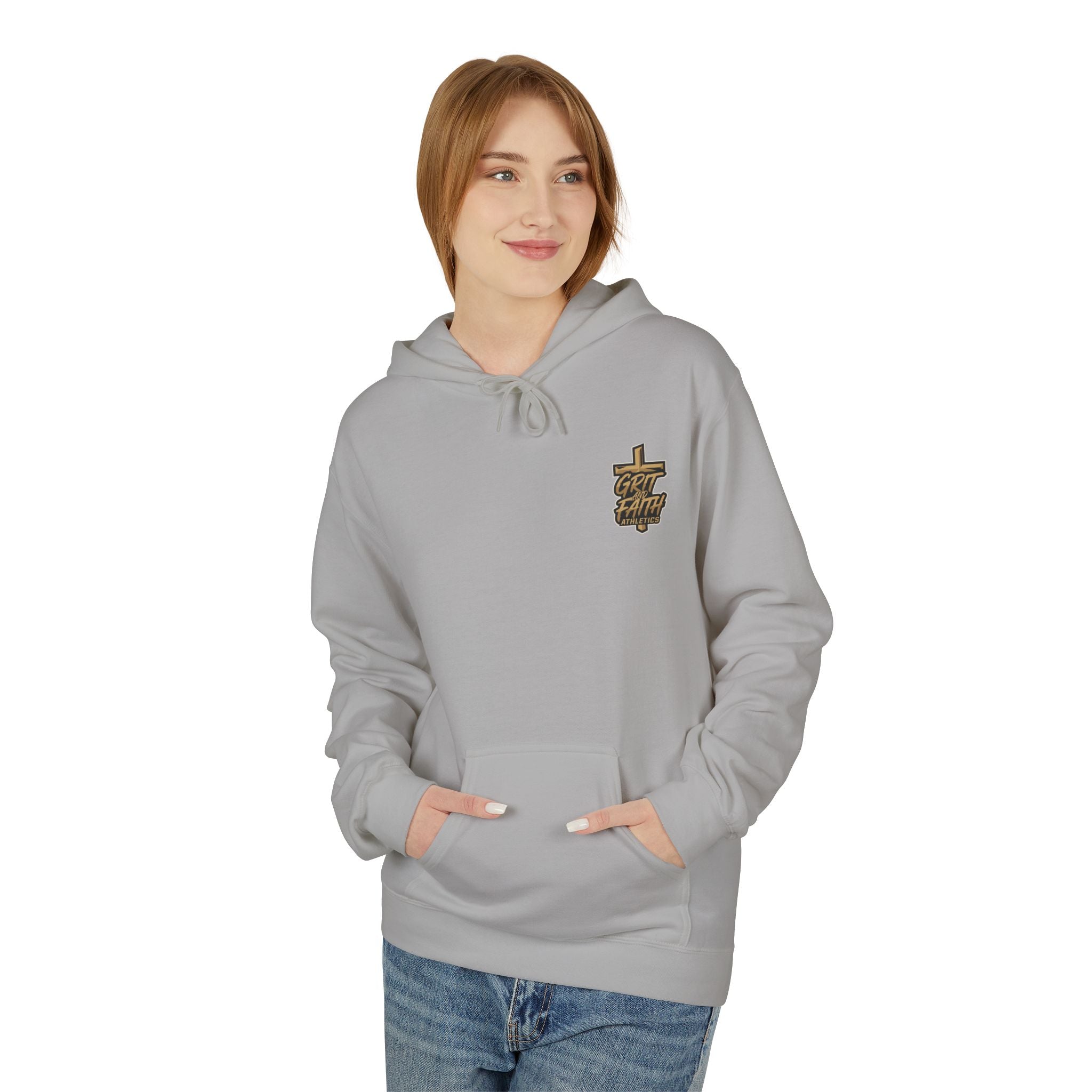 Grit and Faith Athletics Hoodie — Spartan Cross Pullover
