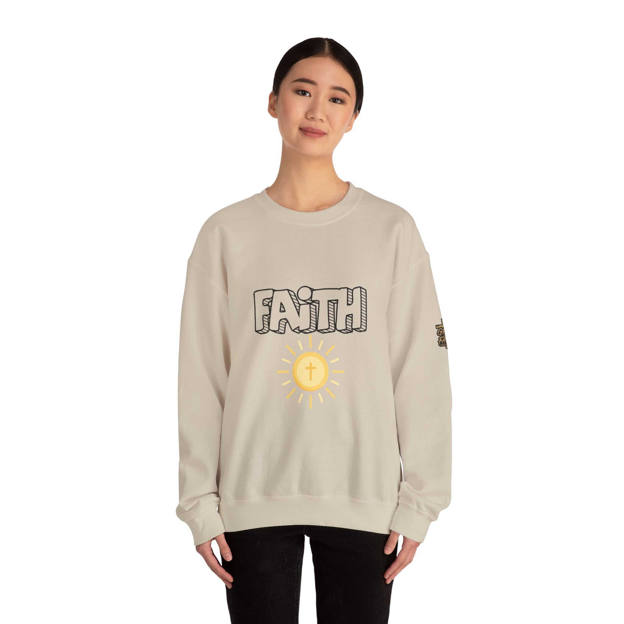 FAITH Bubble Sweatshirt | Christian faith pullover