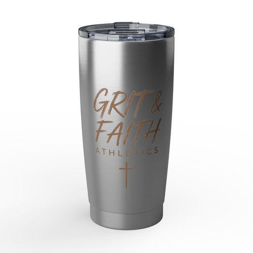 Grit and Faith 20oz Stainless Tumbler Travel Mug