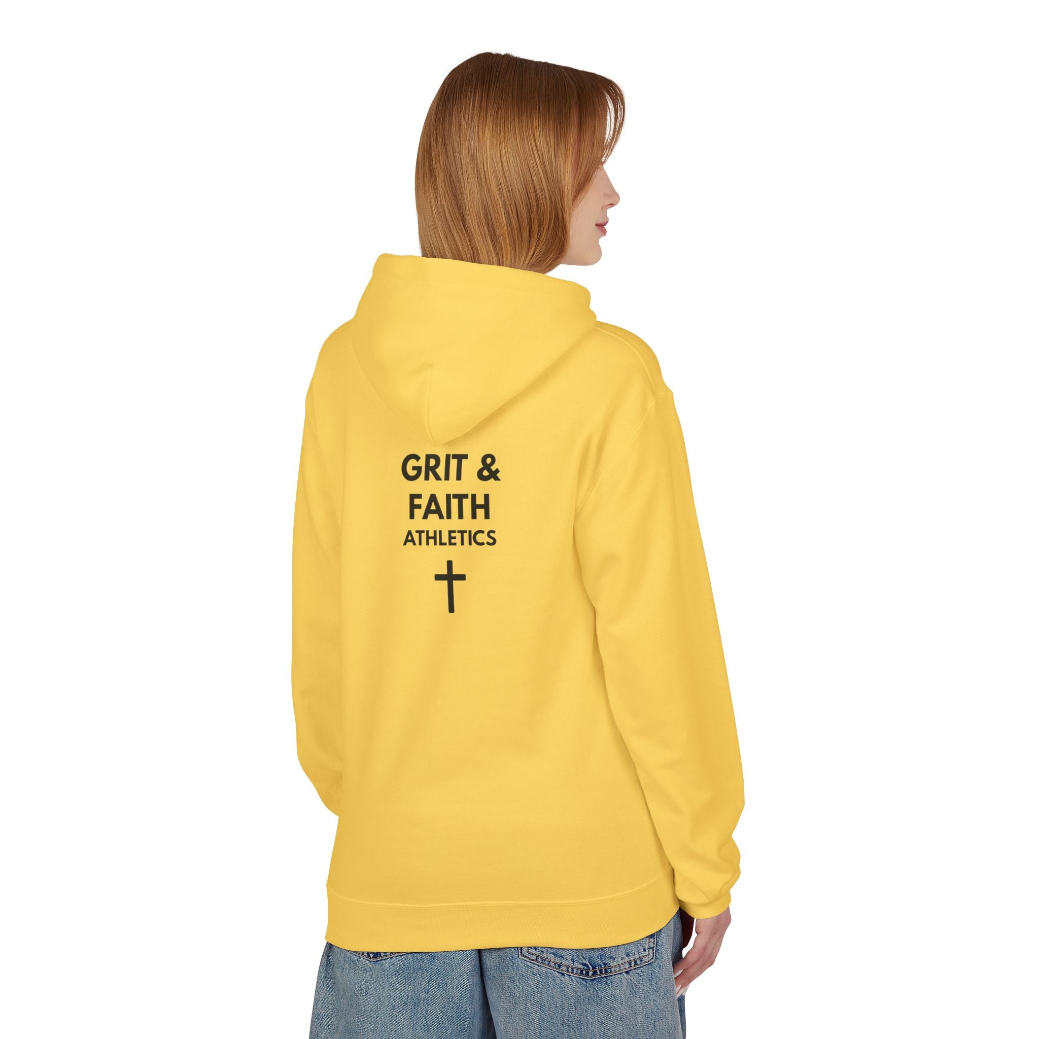 Grit and Faith Athletics Hoodie — Spartan Cross Pullover