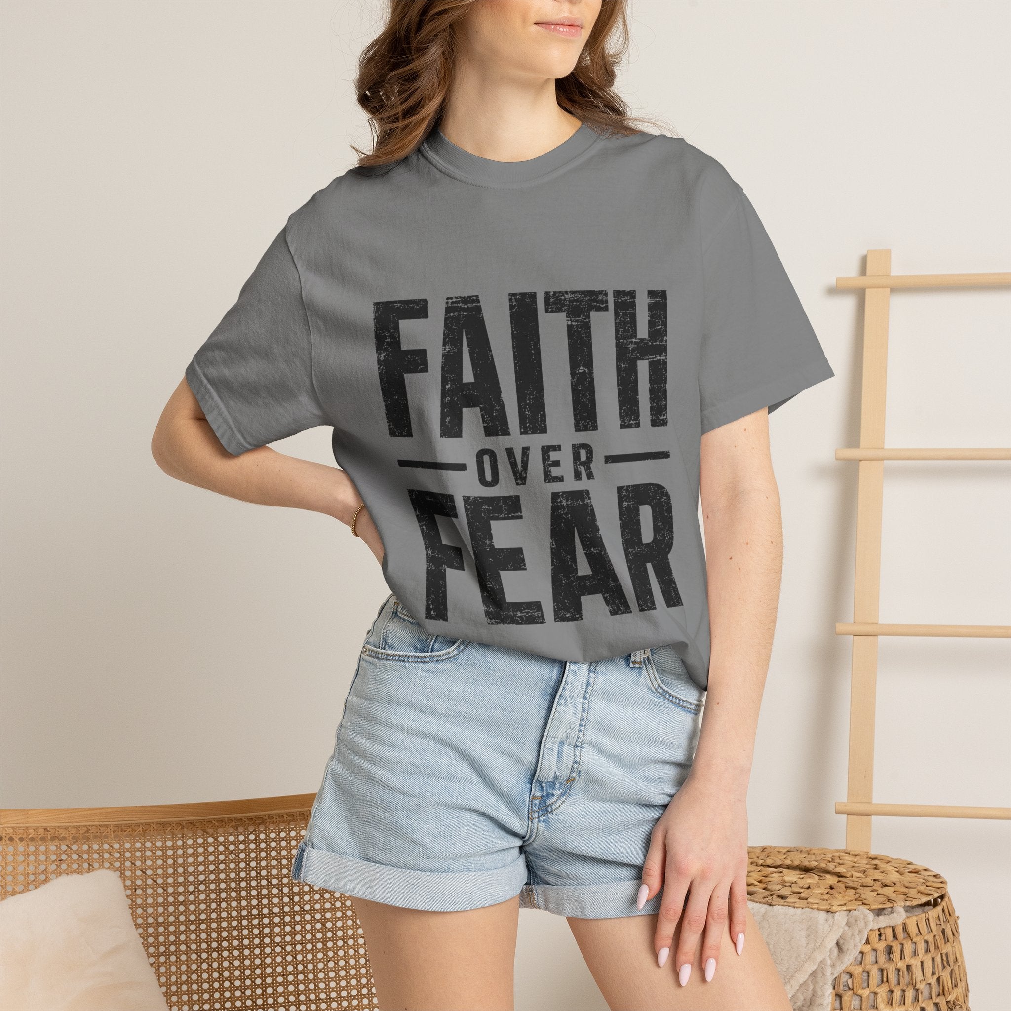 Grit and Faith T-Shirt — Faith Over Fear Tee
