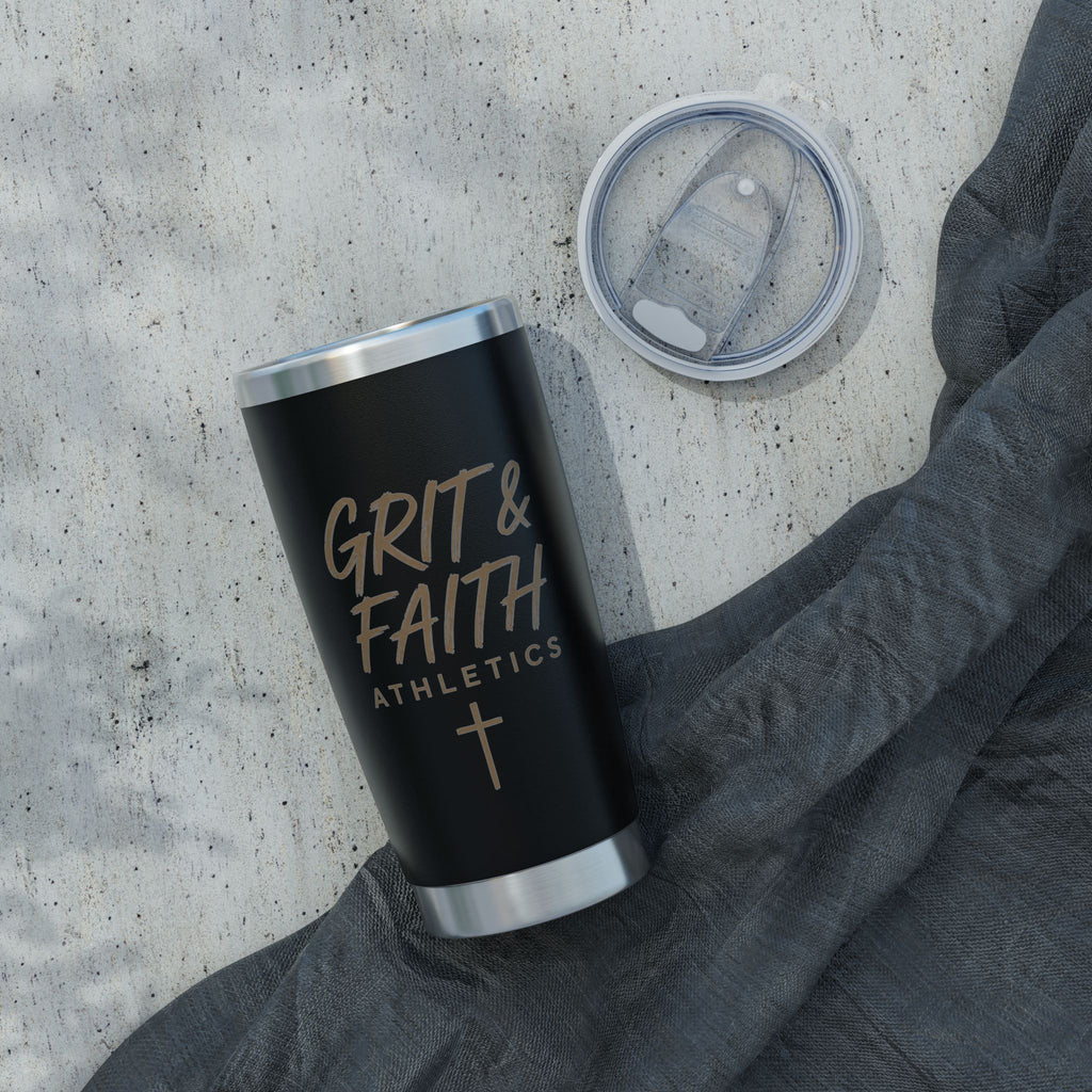 Grit and Faith 20oz Stainless Tumbler Travel Mug