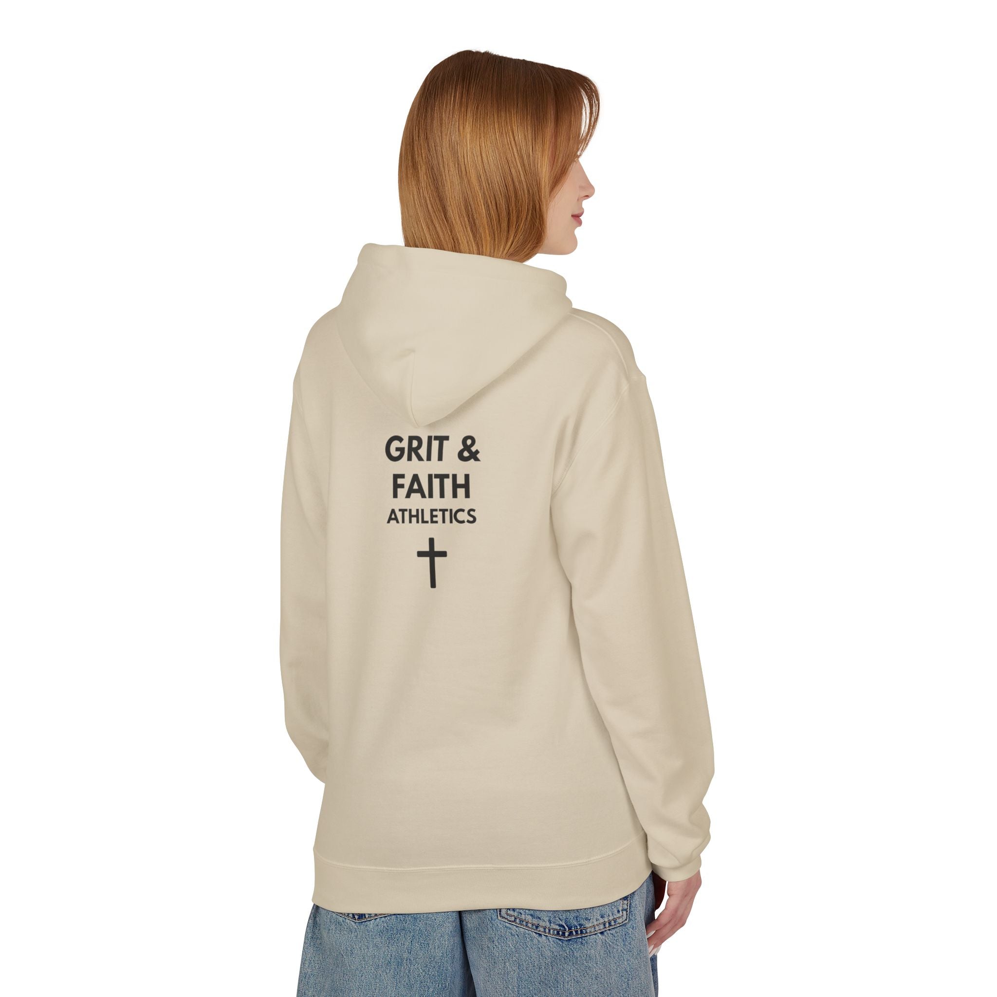 Grit and Faith Athletics Hoodie — Spartan Cross Pullover