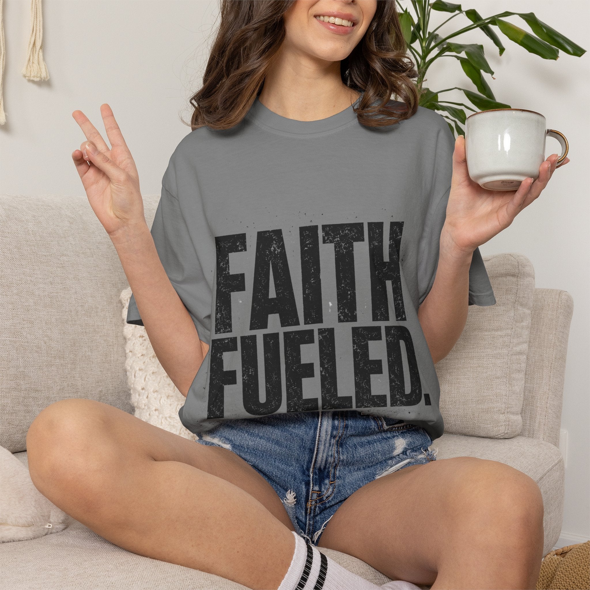 Grit and Faith T-Shirt — Faith Fueled Tee