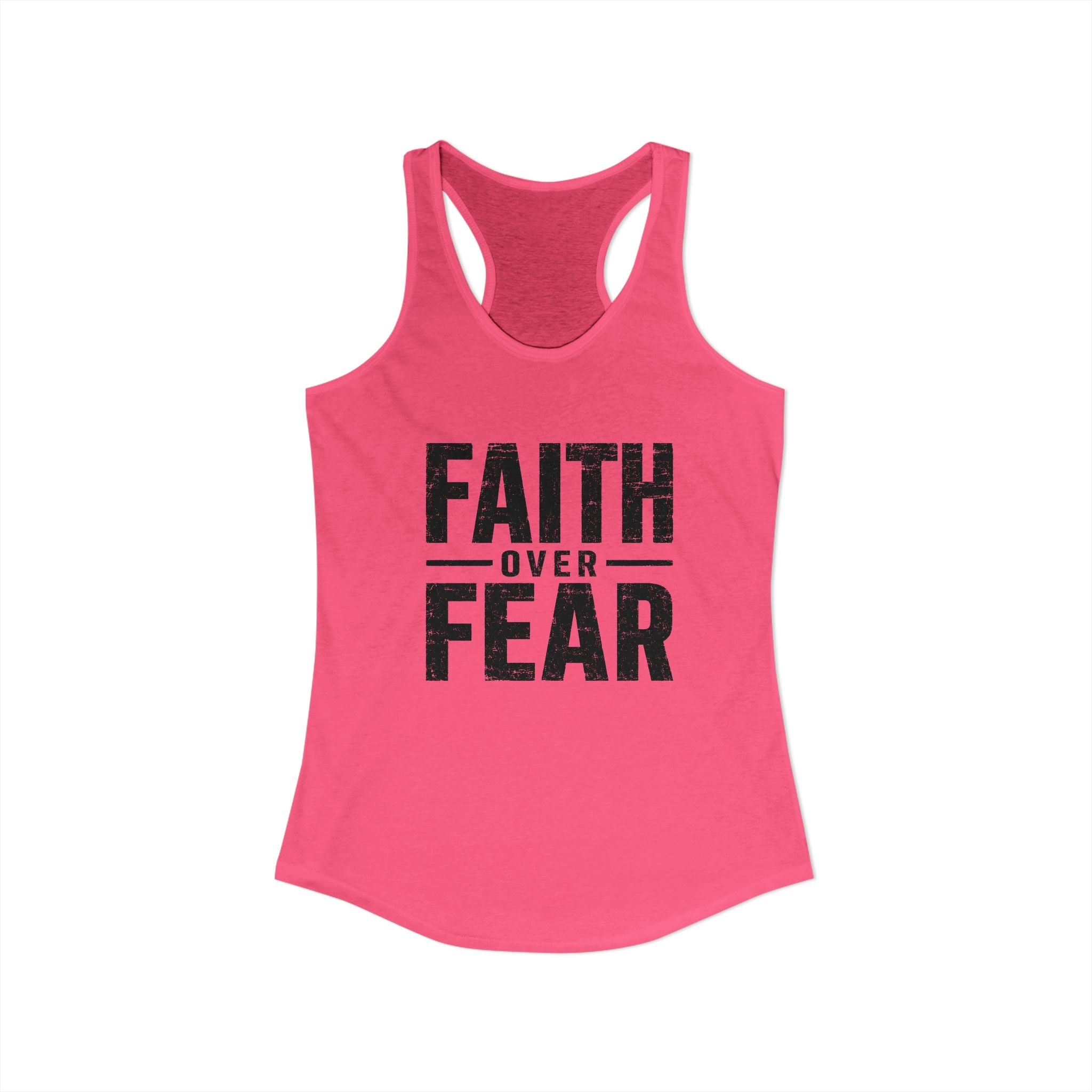 Grit and Faith Women's Racerback Tank - Faith Over Fear