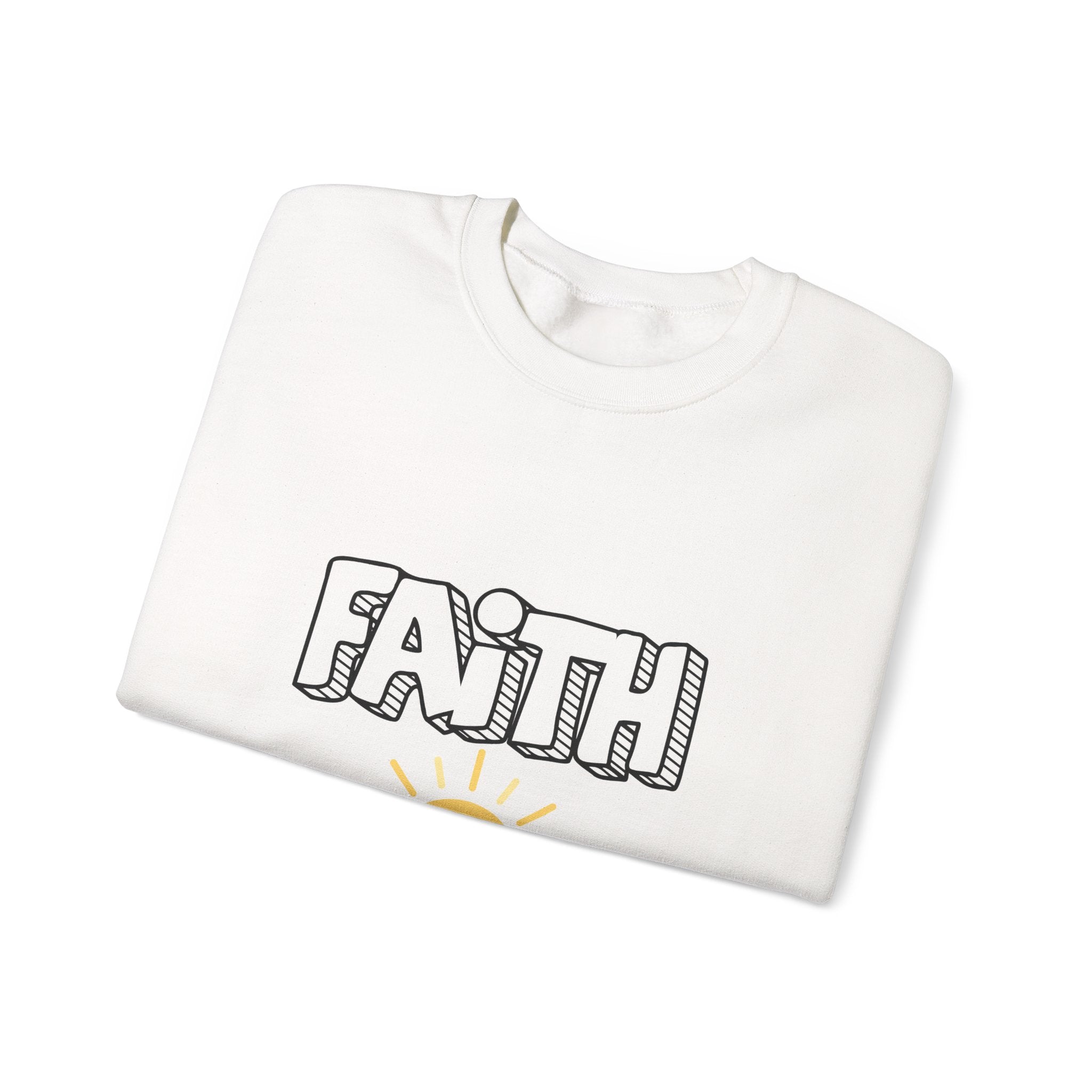 FAITH Bubble Sweatshirt | Christian faith pullover