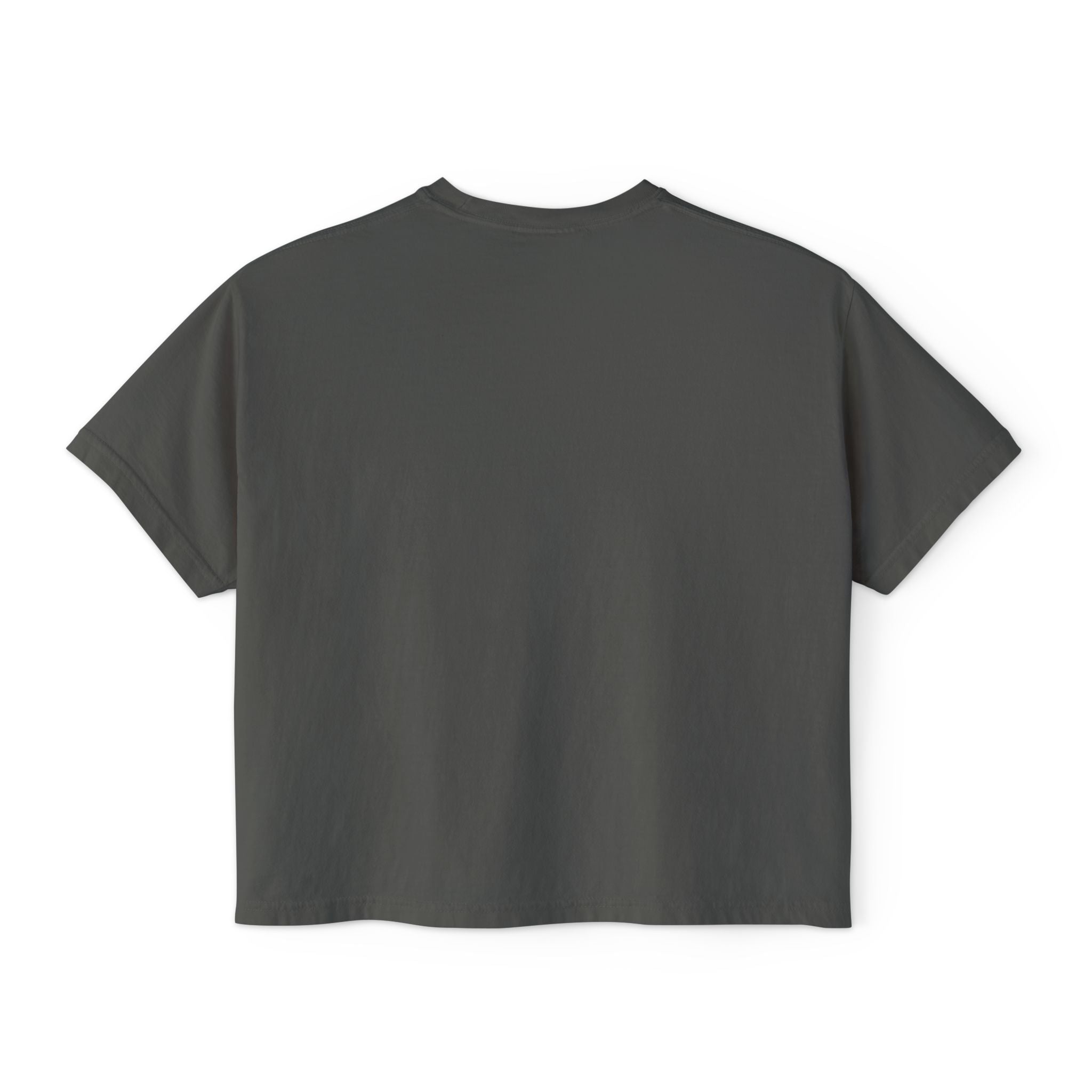 Grit and Faith Women's Boxy Tee — Cross Graphic Crop T-Shirt