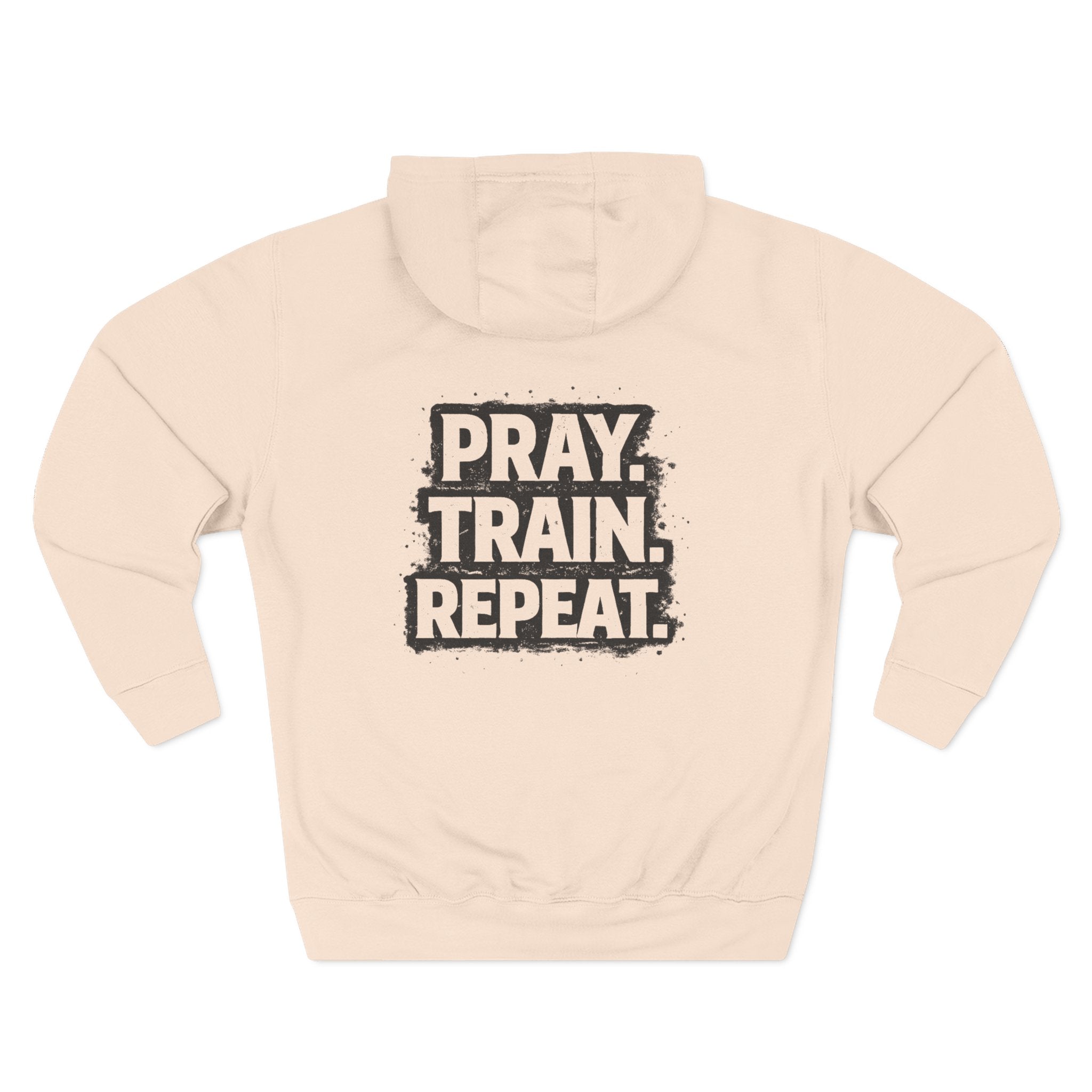 Grit and Faith Sweatshirt - Pray Train Repeat Hoodie