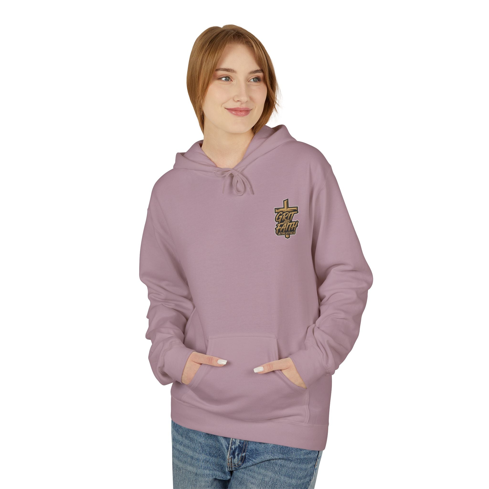 Grit and Faith Athletics Hoodie — Spartan Cross Pullover